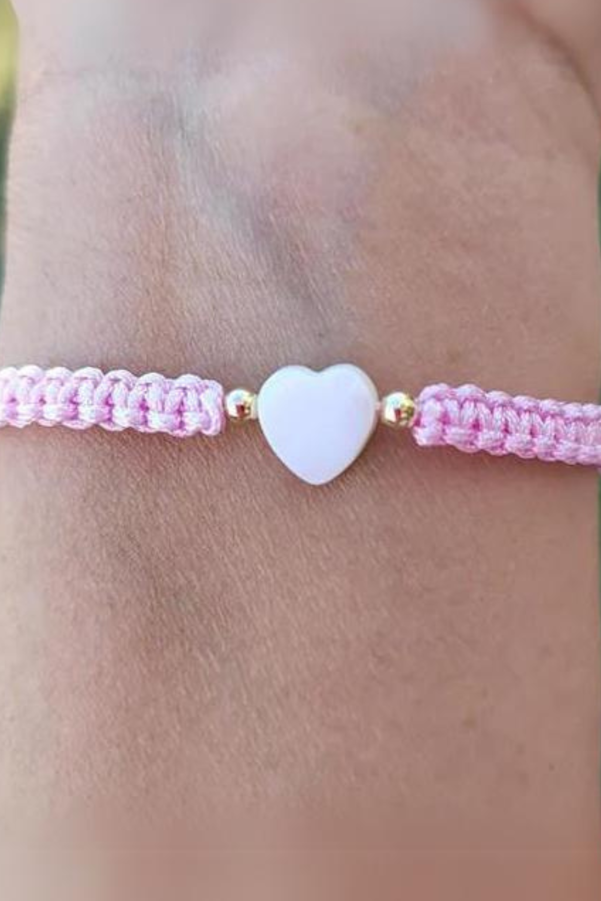 Mother of Pearl Citron Bracelet - Pink Lemonade