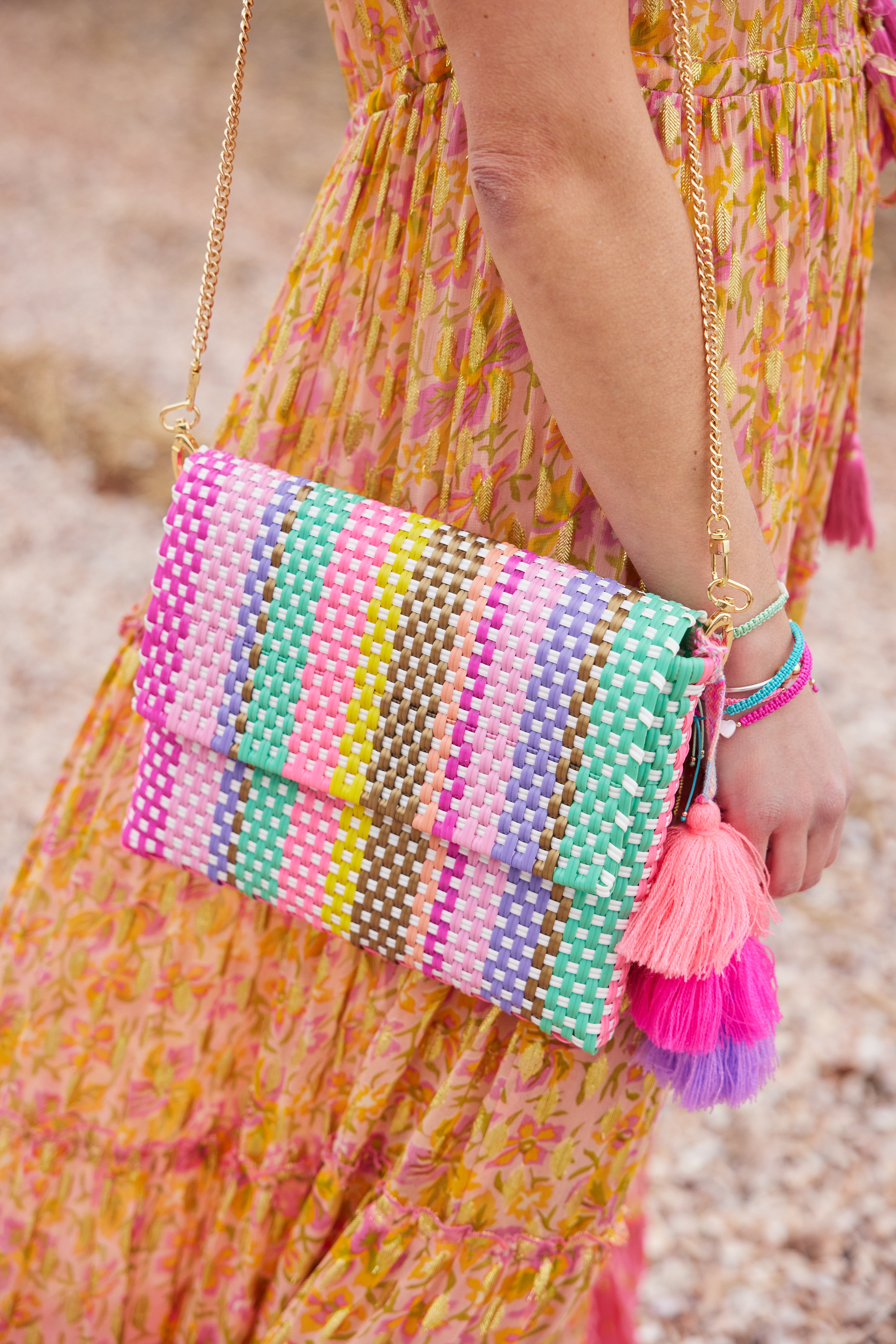 Sunshine Rain Citron Tote