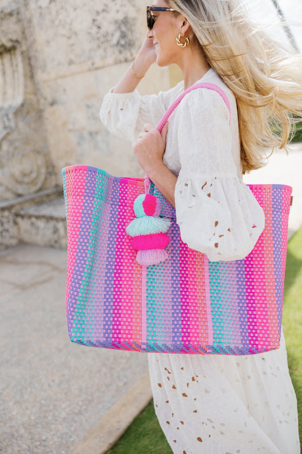 Rain Unicorn Swirl Citron Tote – Weekender