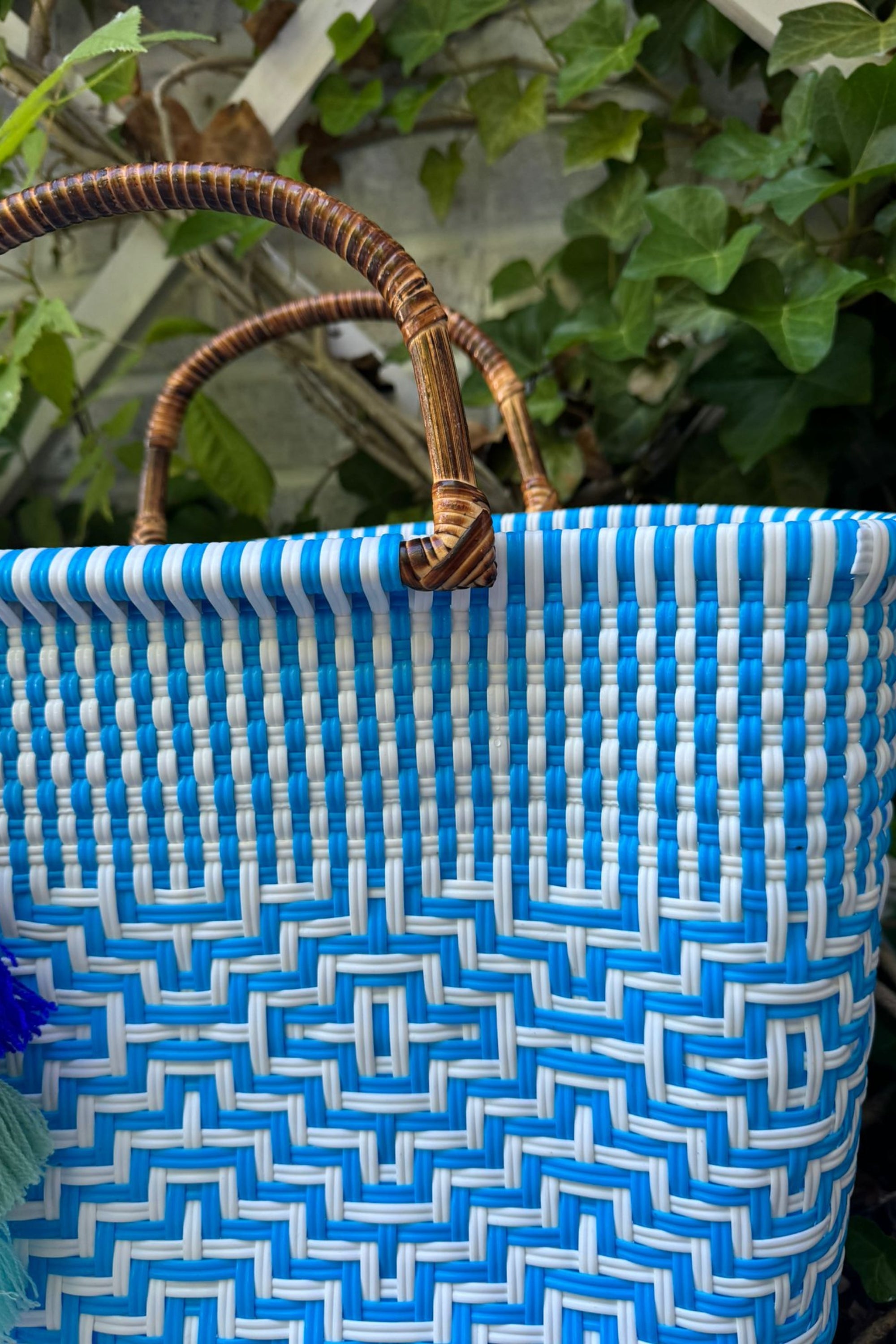 Sconset In Sky Citron Tote