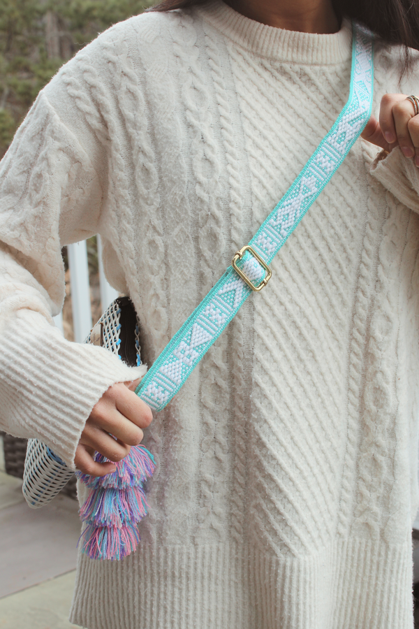 Loom Citron Strap – Aqua