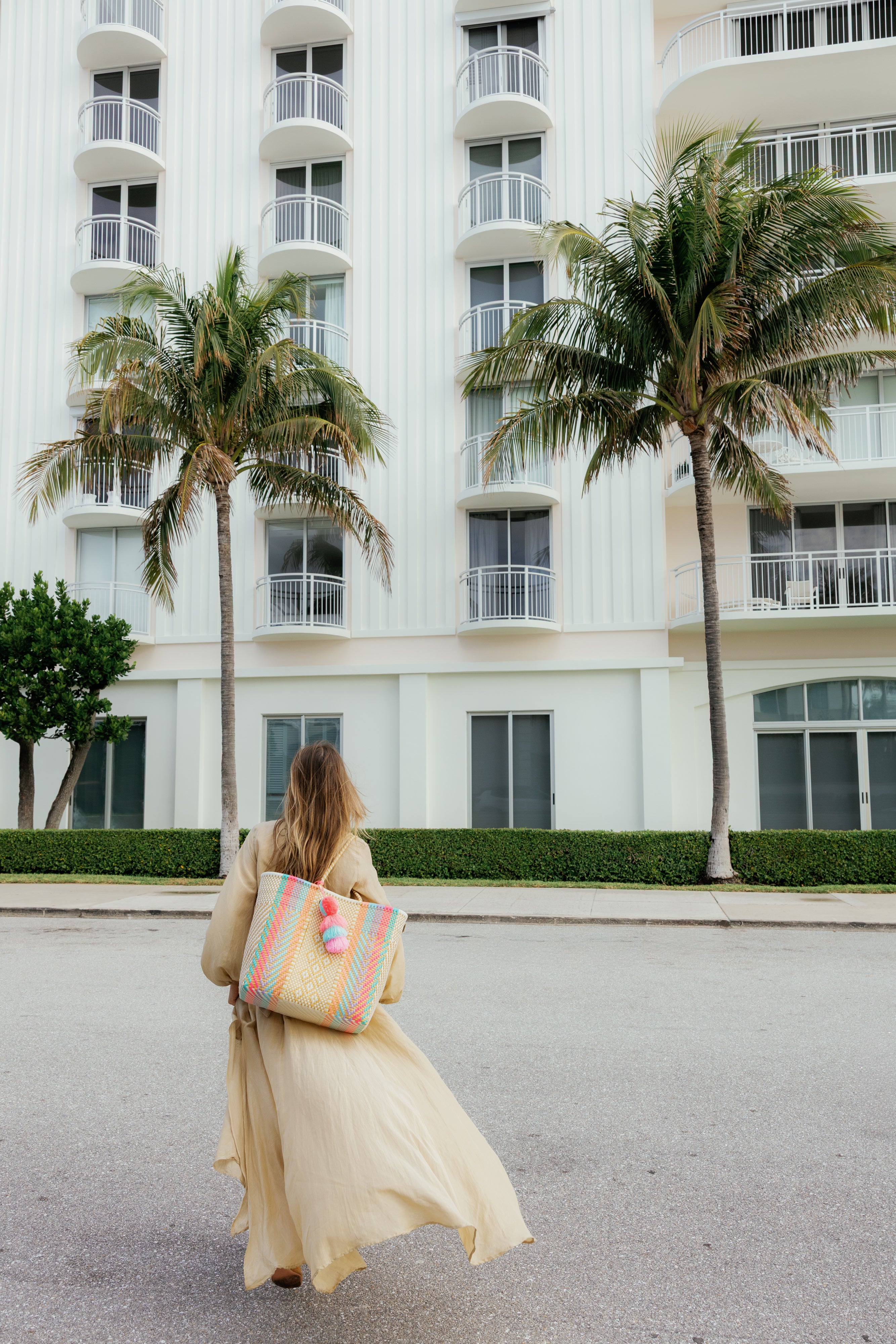 Golden Rainbow Citron Tote