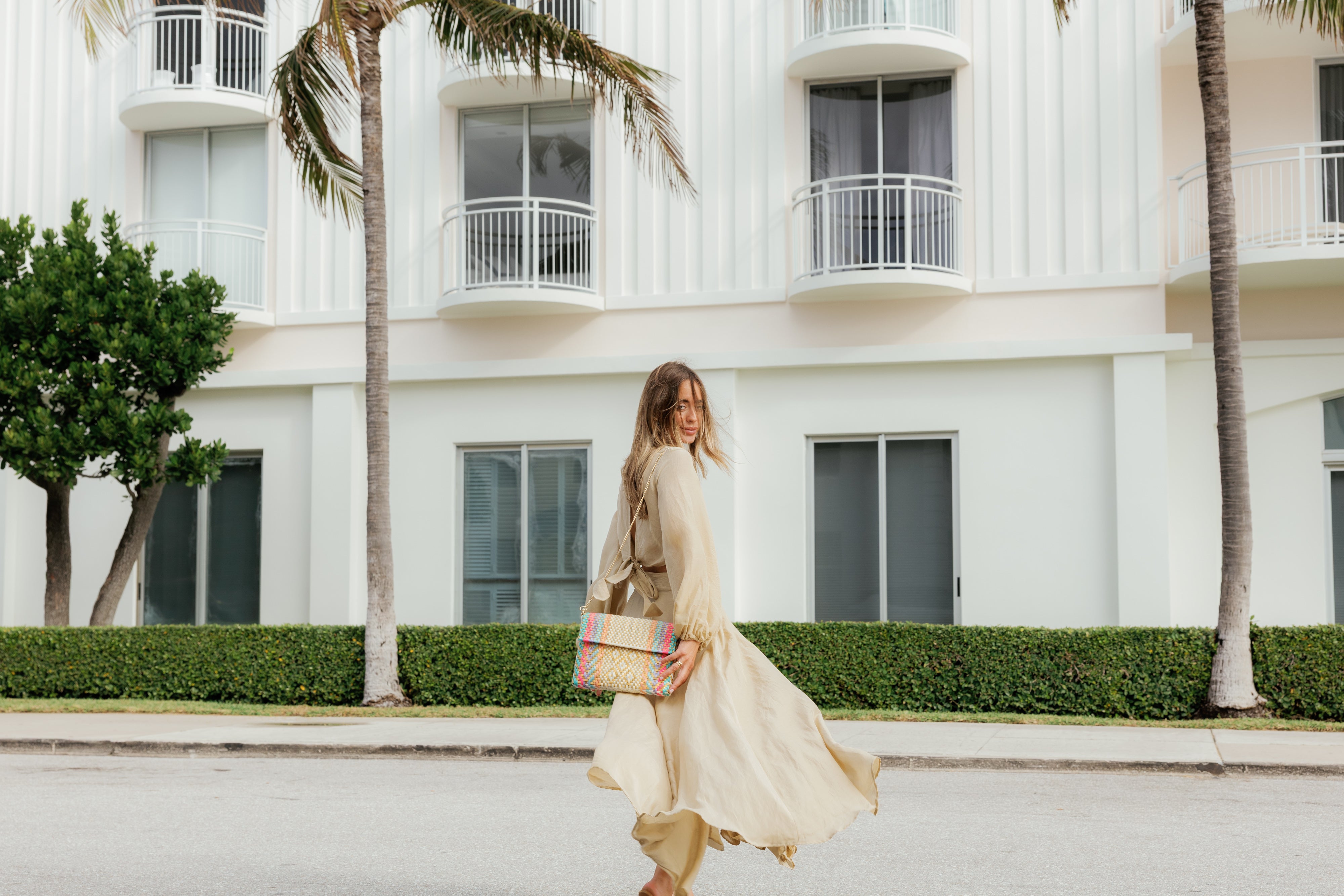 Golden Rainbow Citron Tote