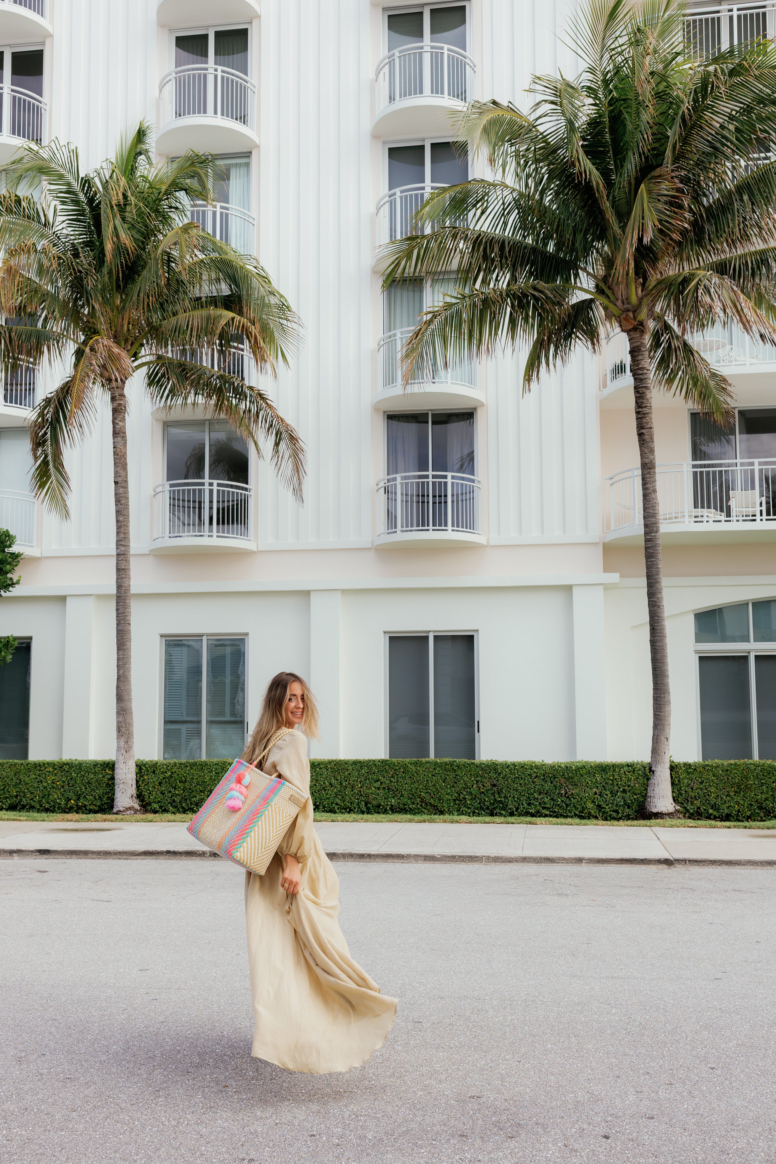 Golden Rainbow Citron Tote