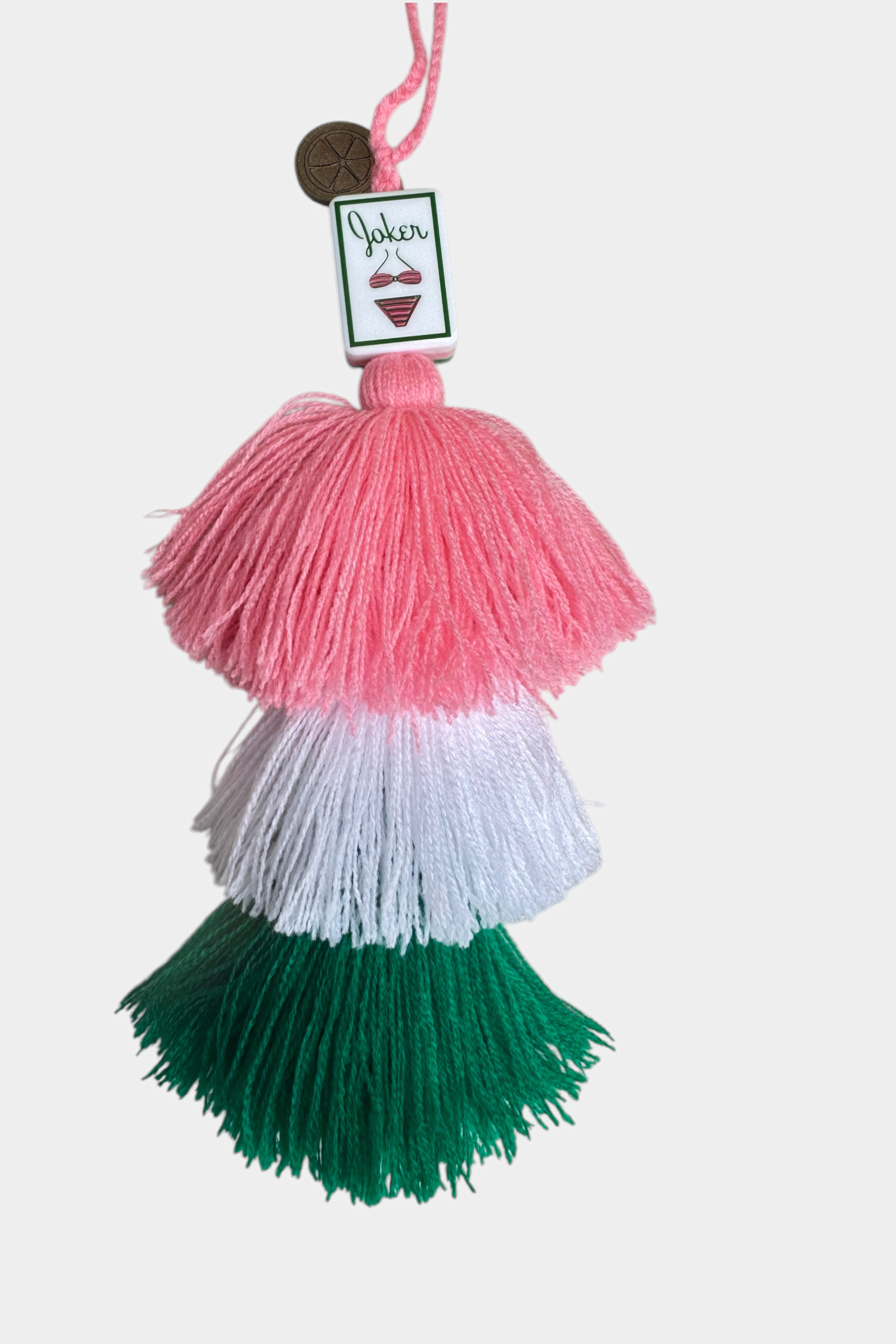 Palm Royale Mahjong Tile Pom Charm