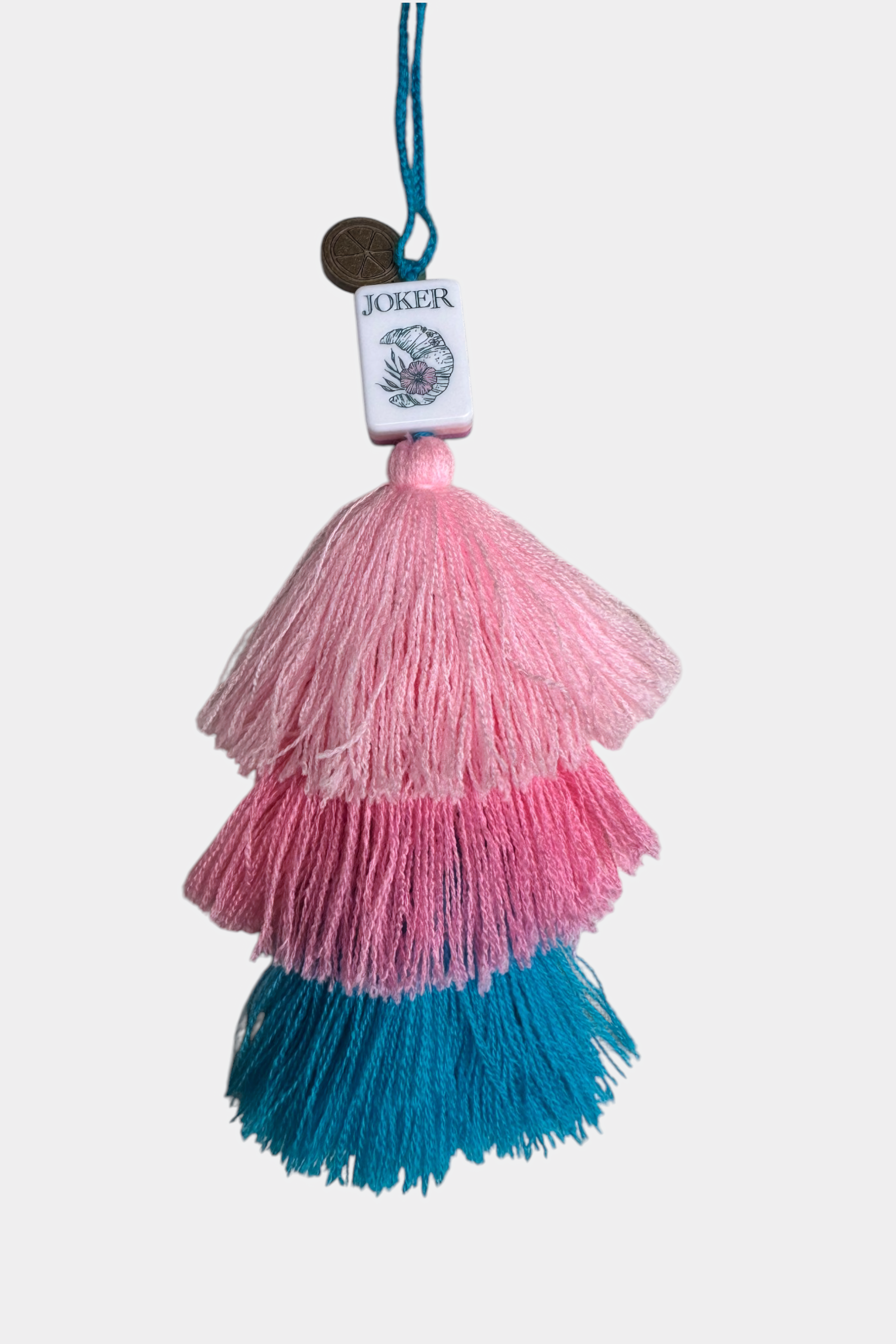 Couture Confection Mahjong Tile Pom Charm
