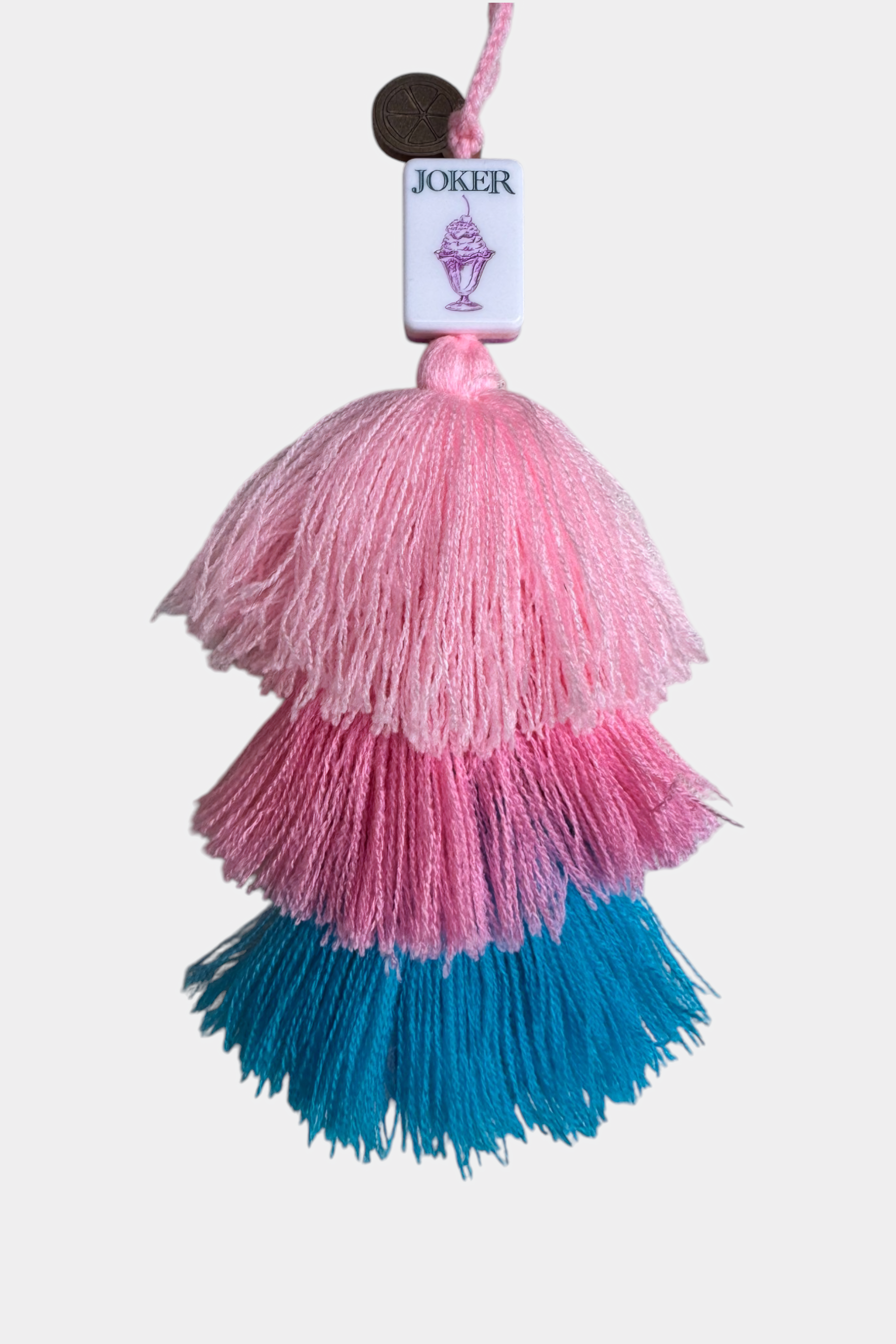 Couture Confection Mahjong Tile Pom Charm
