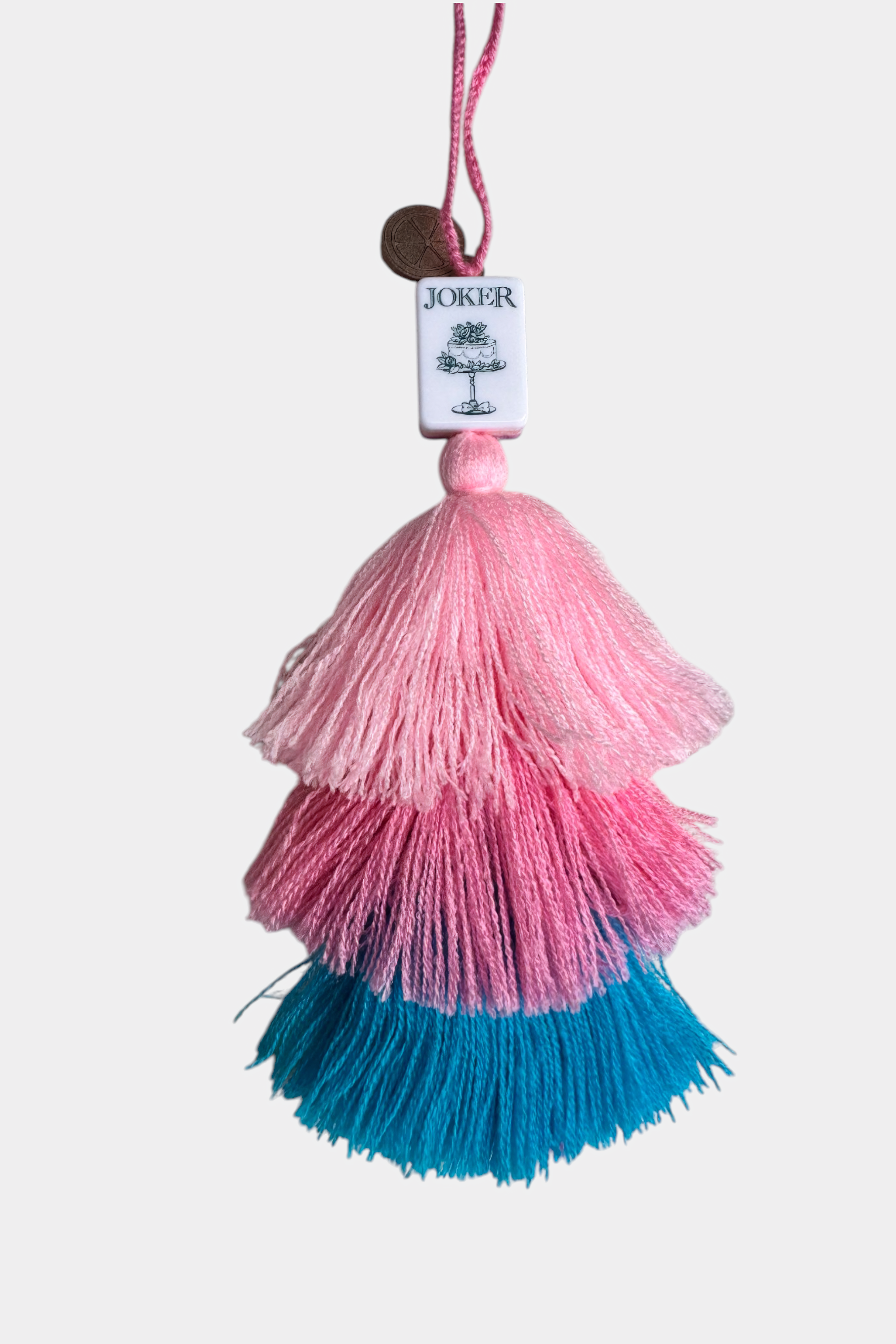 Couture Confection Mahjong Tile Pom Charm