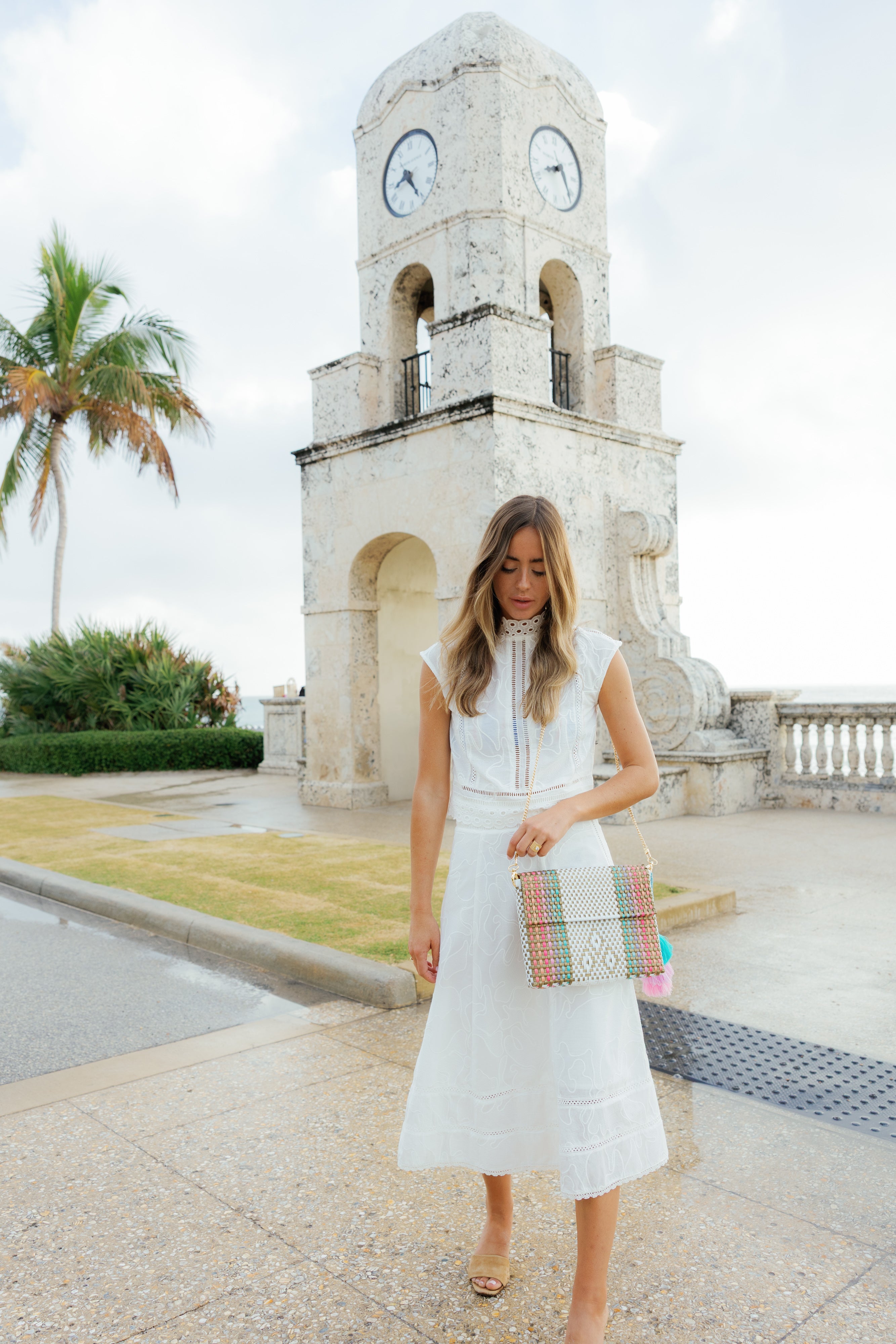 Iris Swirl Citron Tote