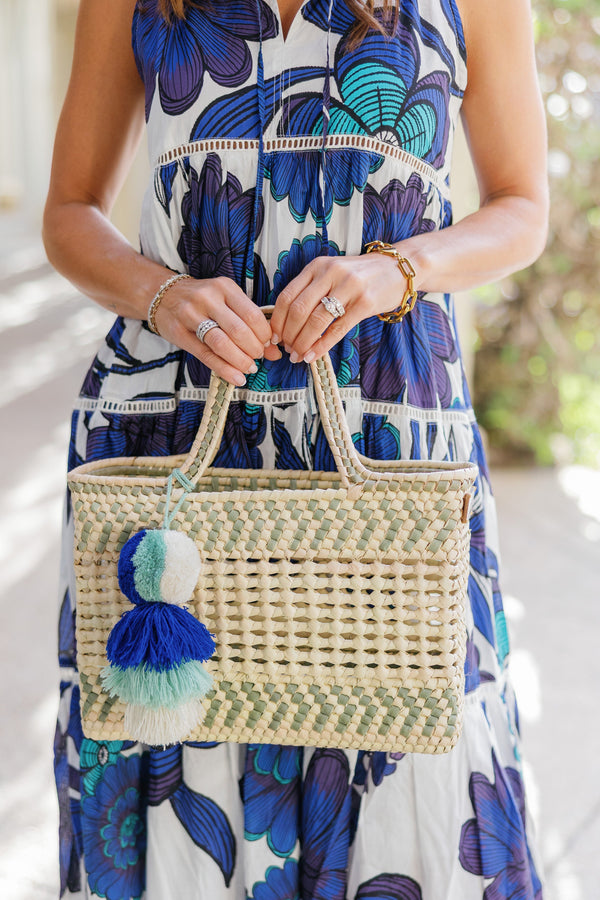 Palm Net Yatzil In Sage – Large