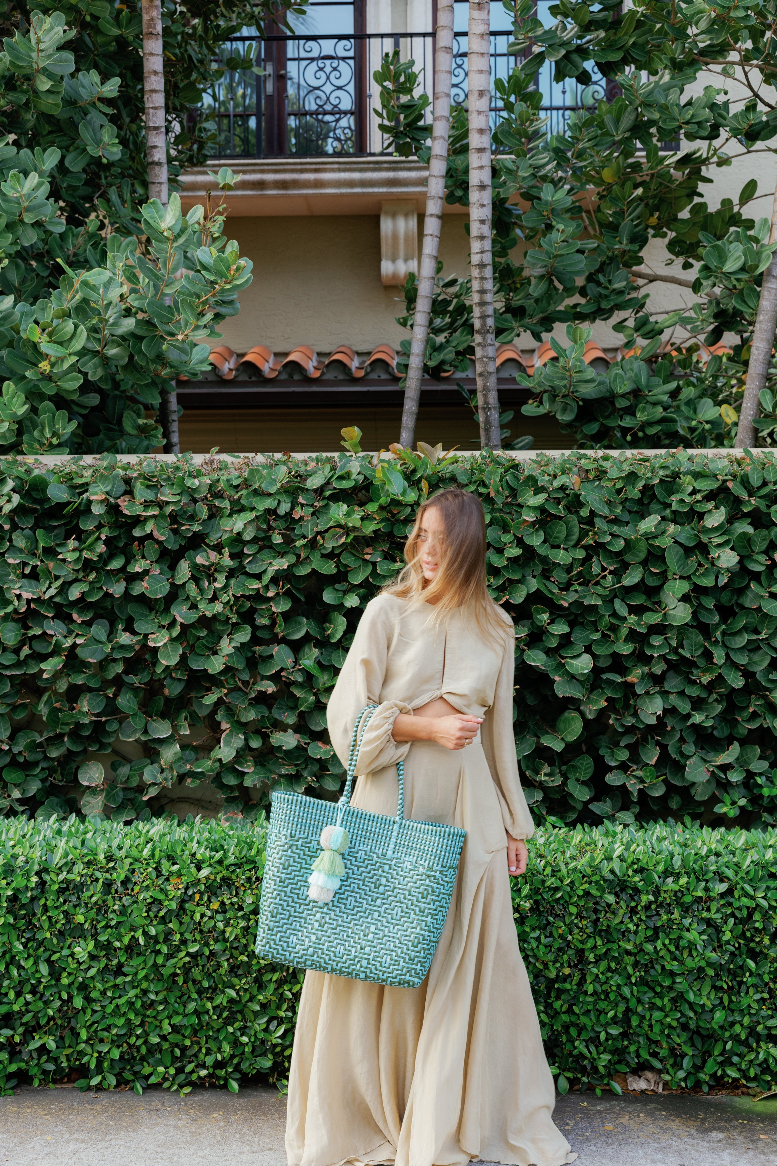 Sconset Sage Citron Tote