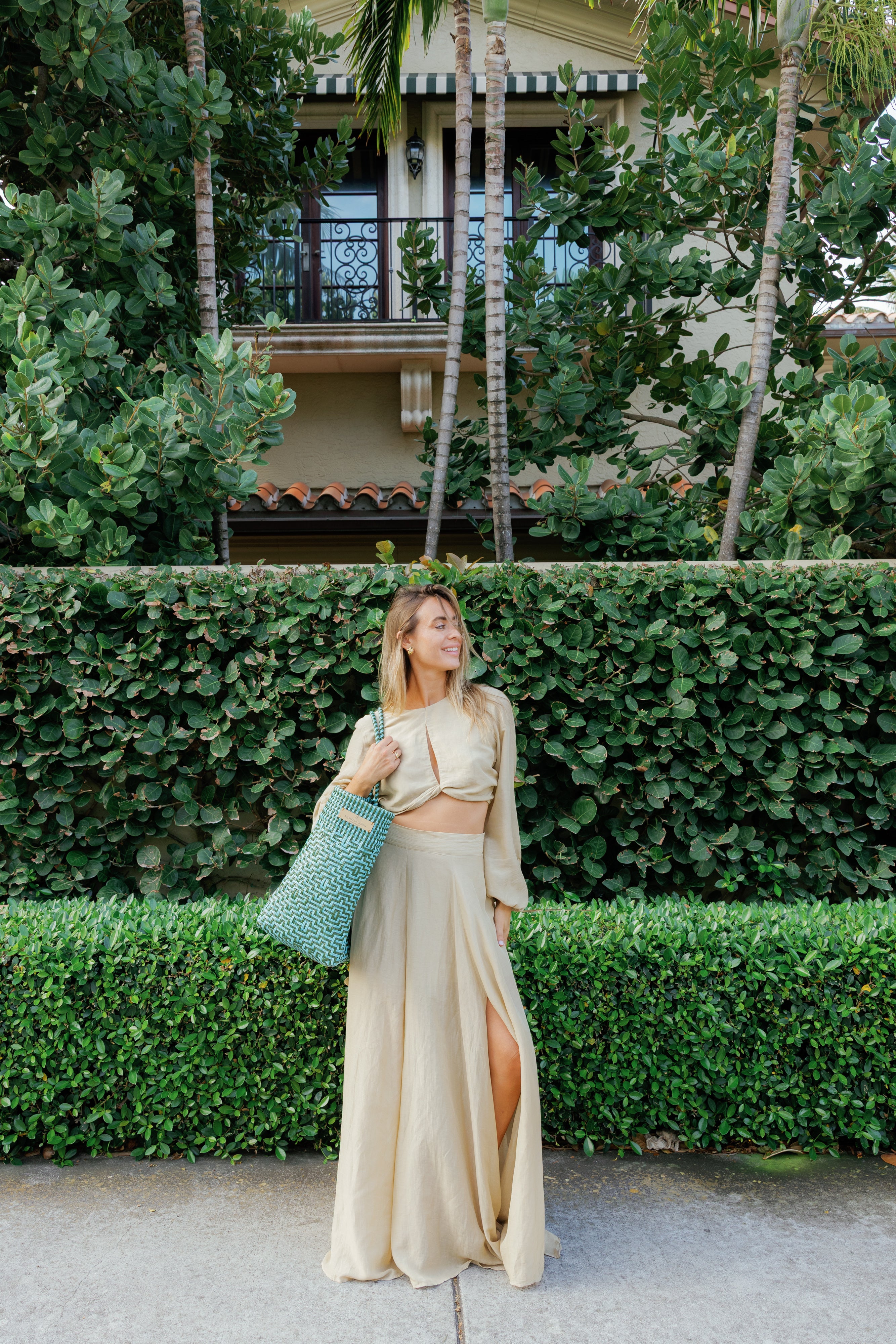 Sconset Sage Citron Tote