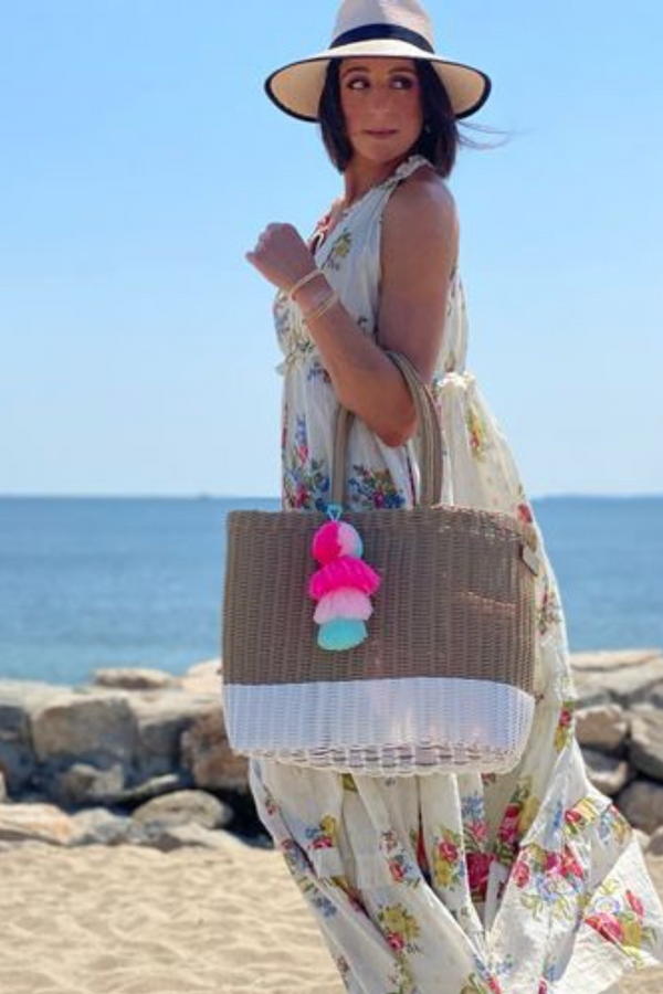 Cafe con Leche Citron Tote – Medium