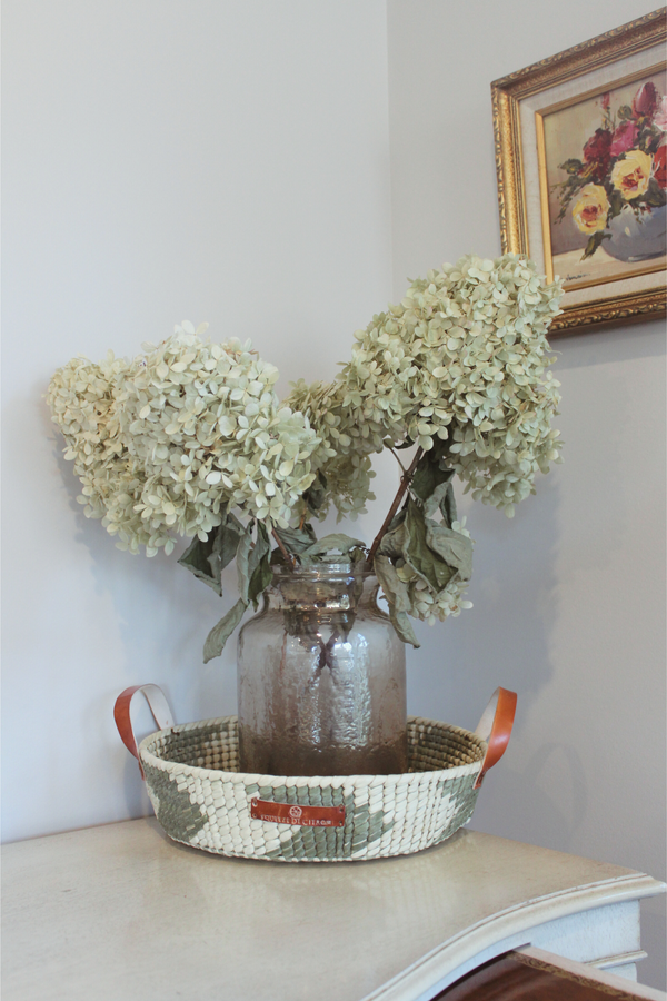 Palm De Citron Basil Basket Tray – Small