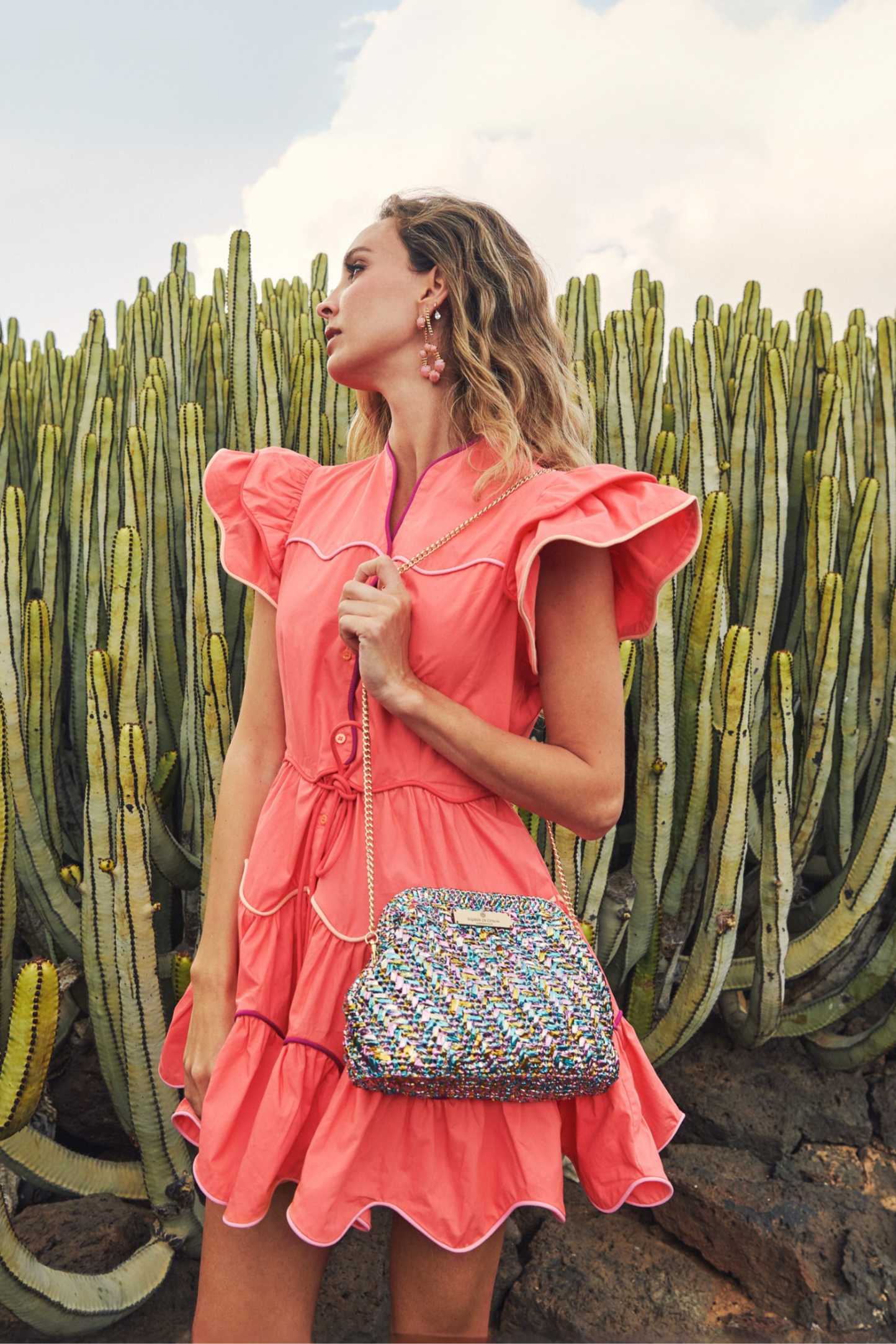 Grenada Bag Raffia Clutch