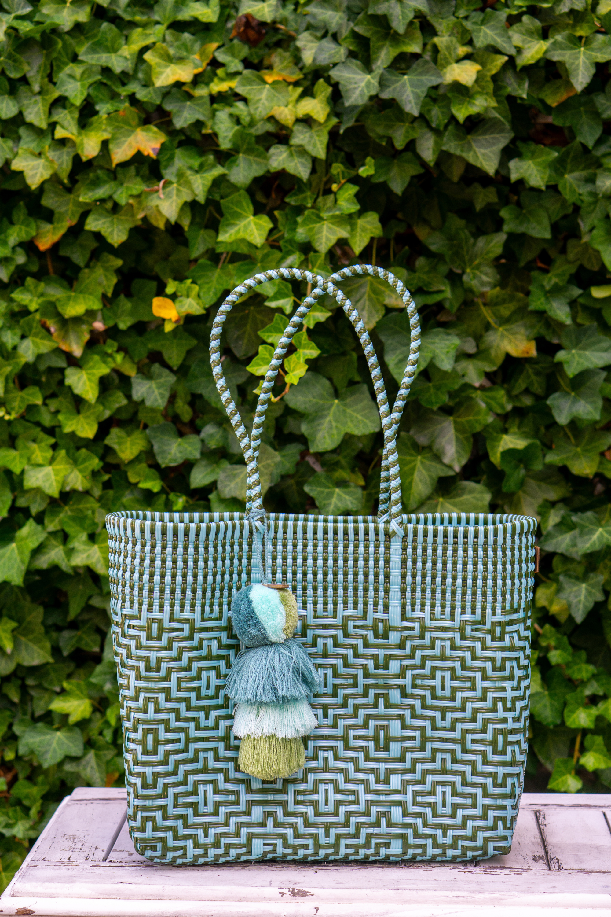 Sconset Sage Citron Tote