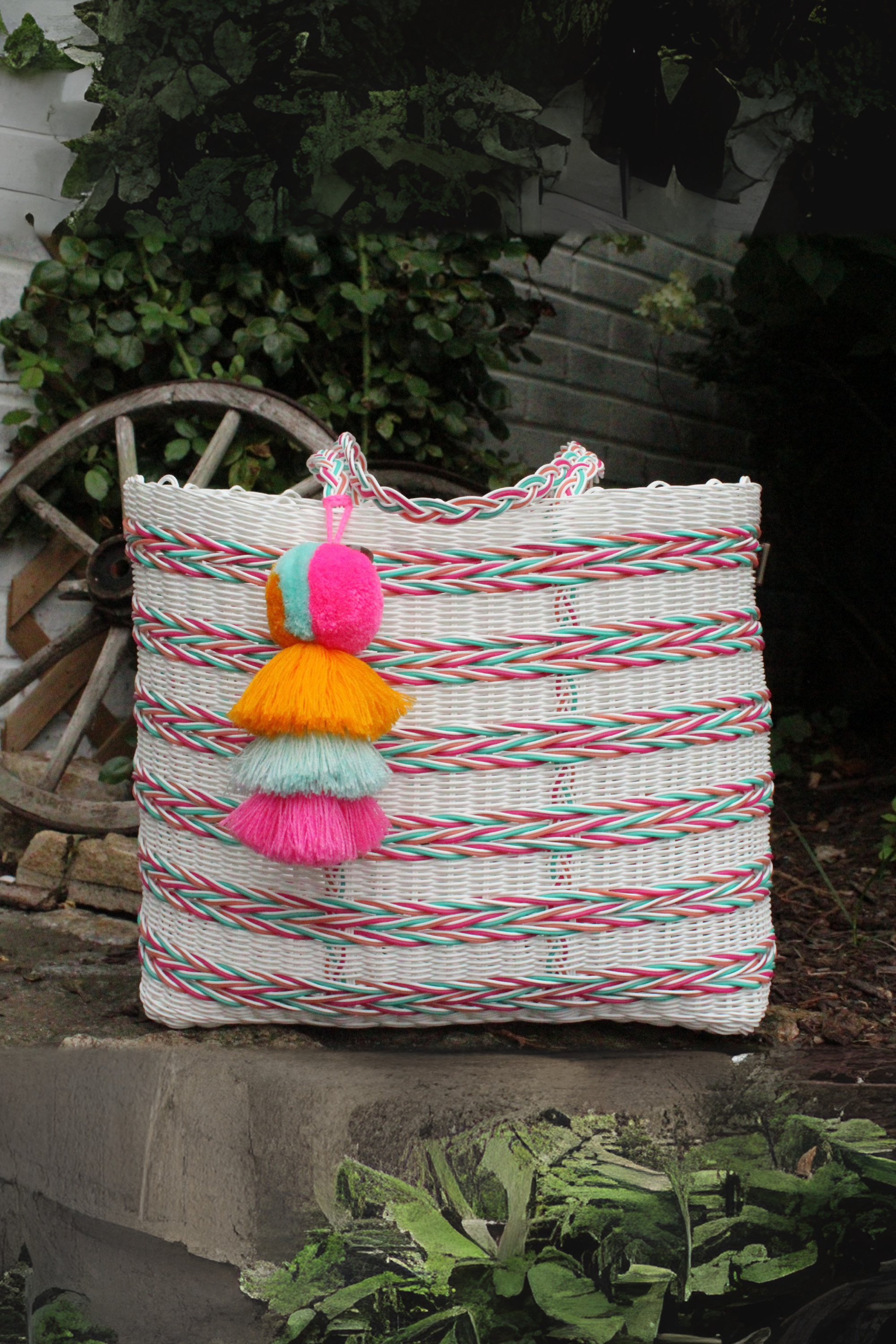 French Braid In Clementine / Rose