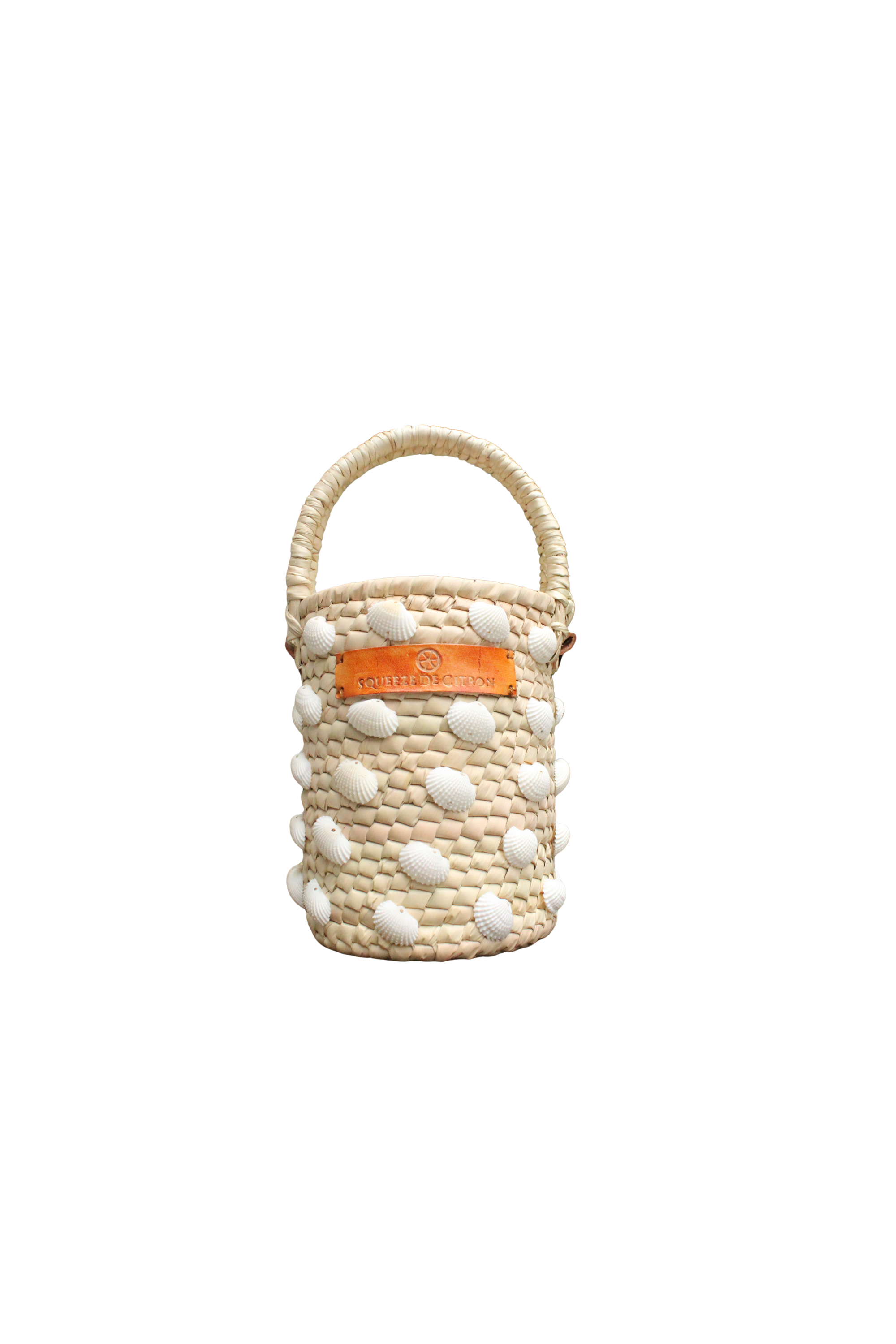 Scallop Palm Bucket Tote