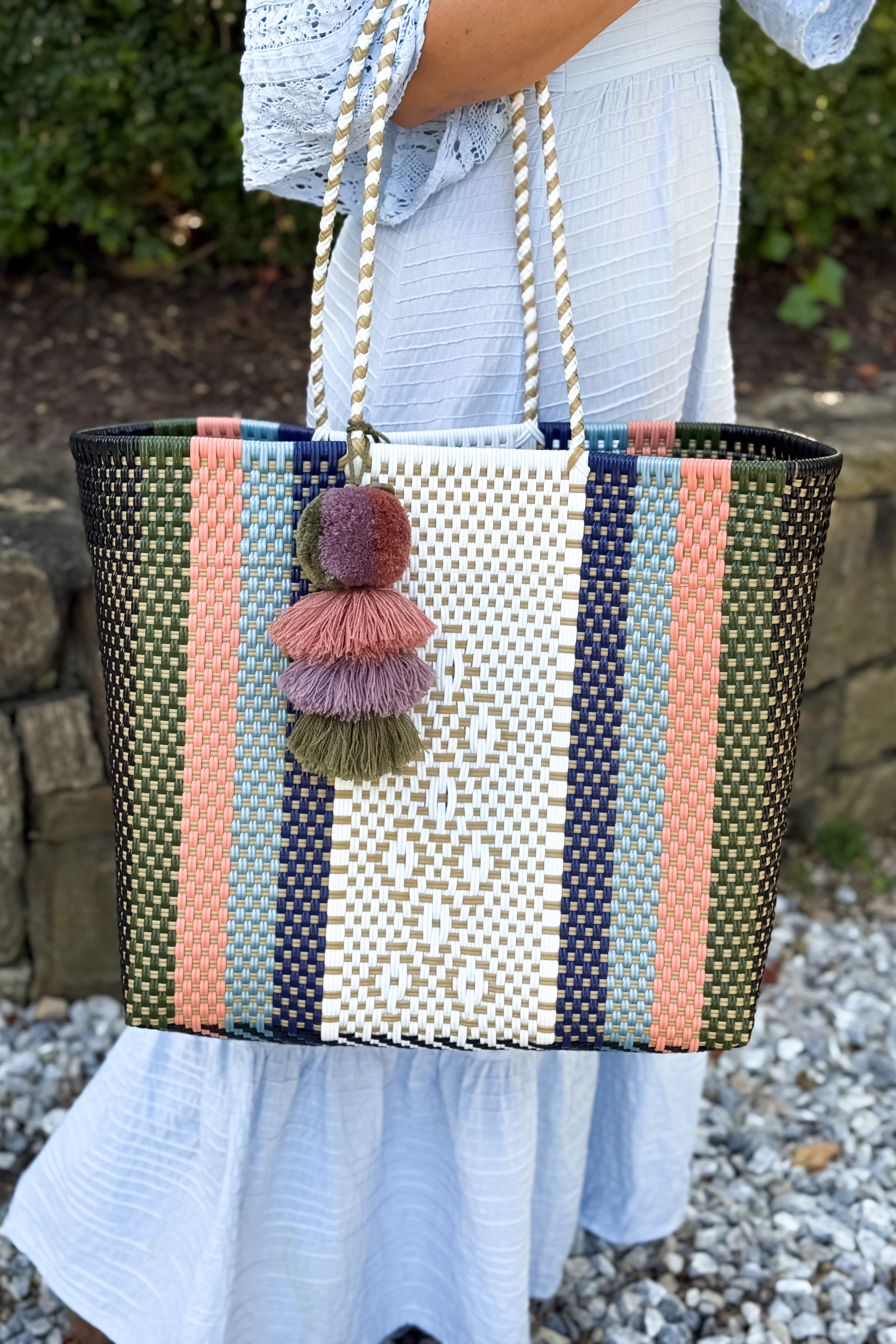 Cloud Serenity Black Citron Tote