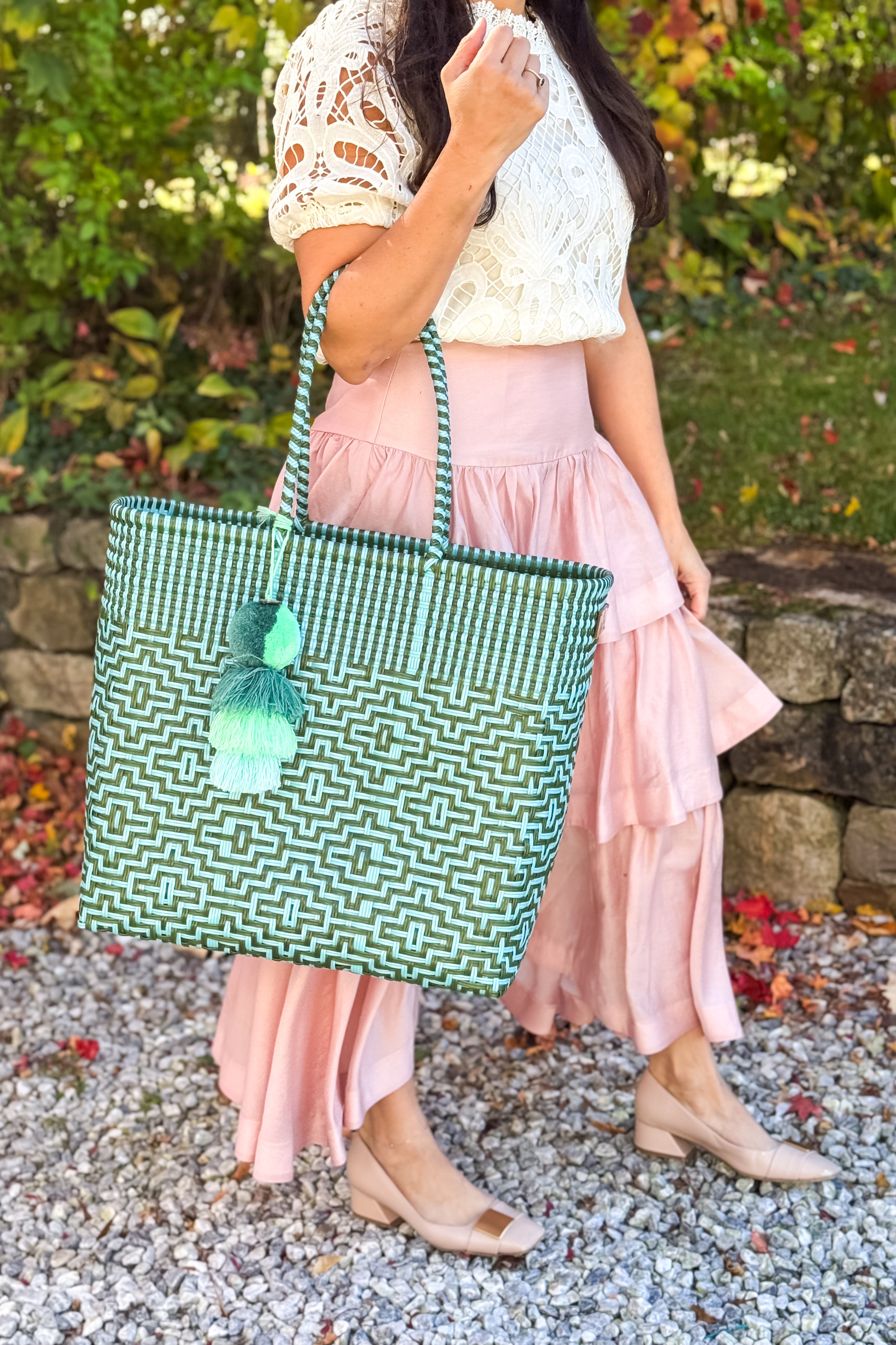 Sconset Sage Citron Tote