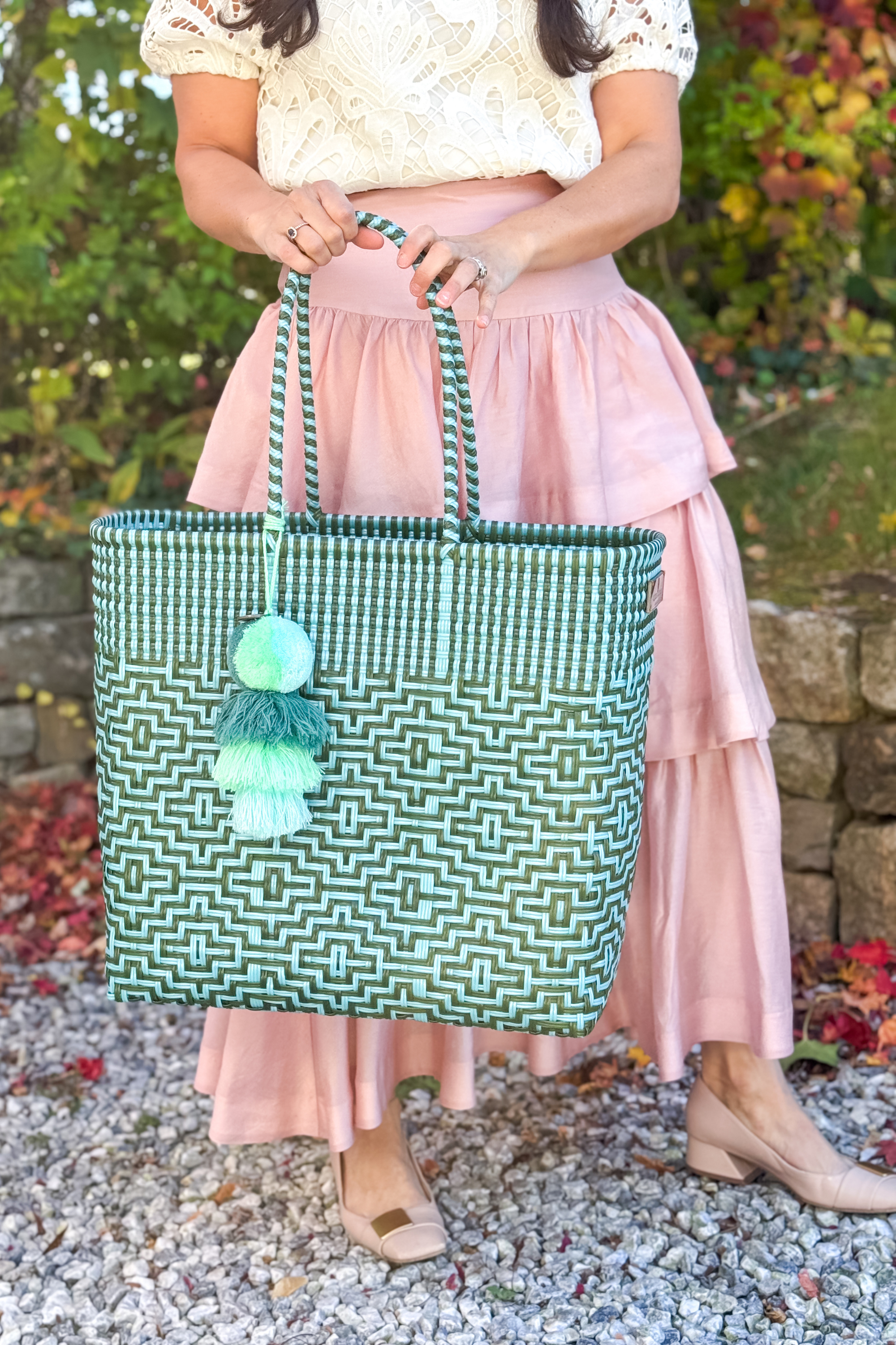 Sconset Sage Citron Tote