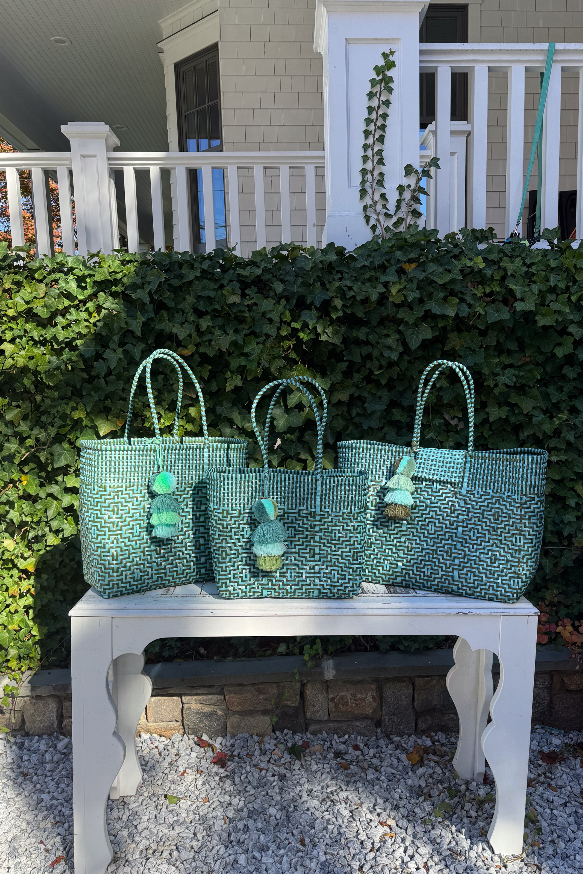 Sconset Sage Citron Tote