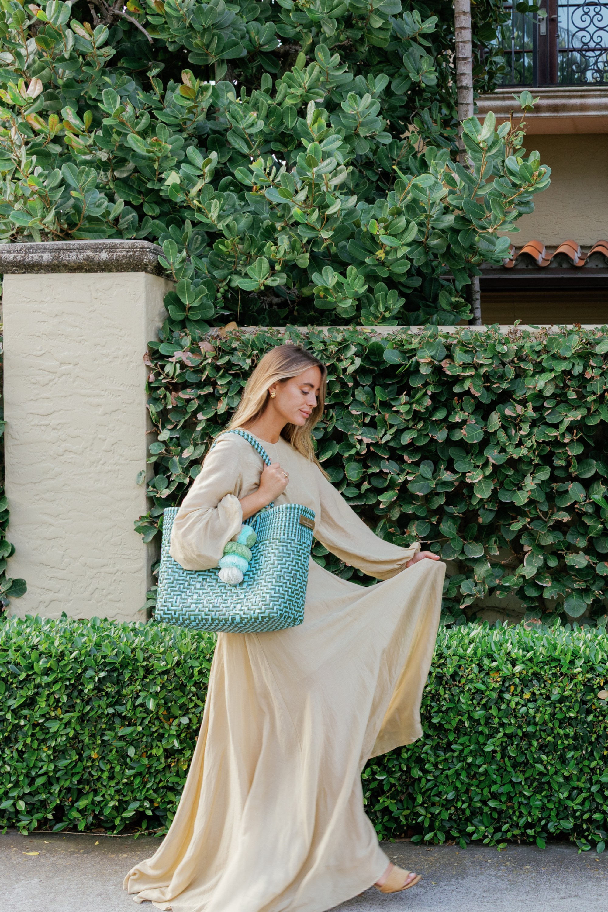 Sconset Sage Citron Tote