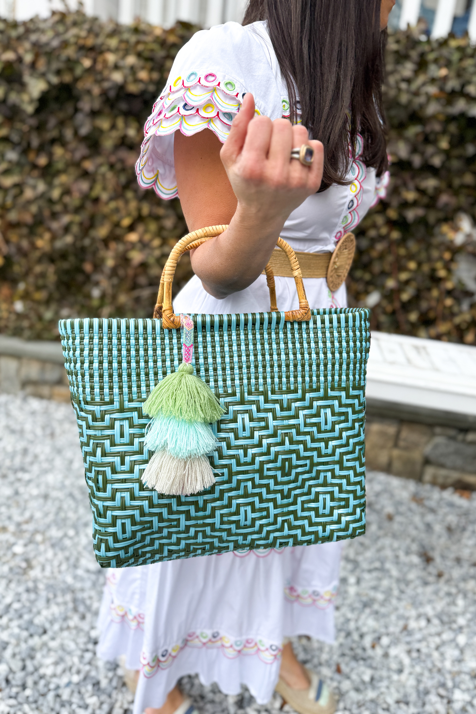 Sconset Sage Citron Tote
