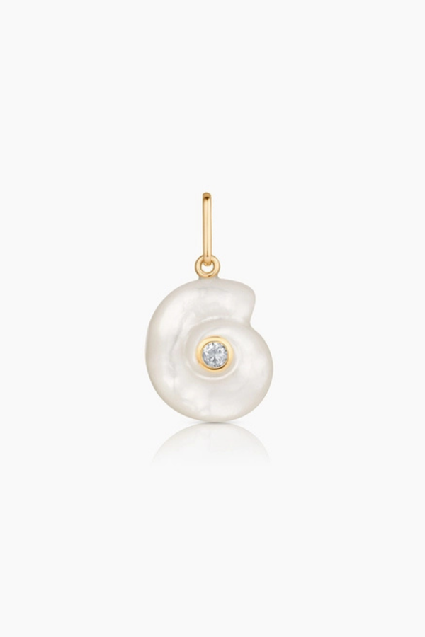 Nautilus Mother of Pearl Charm