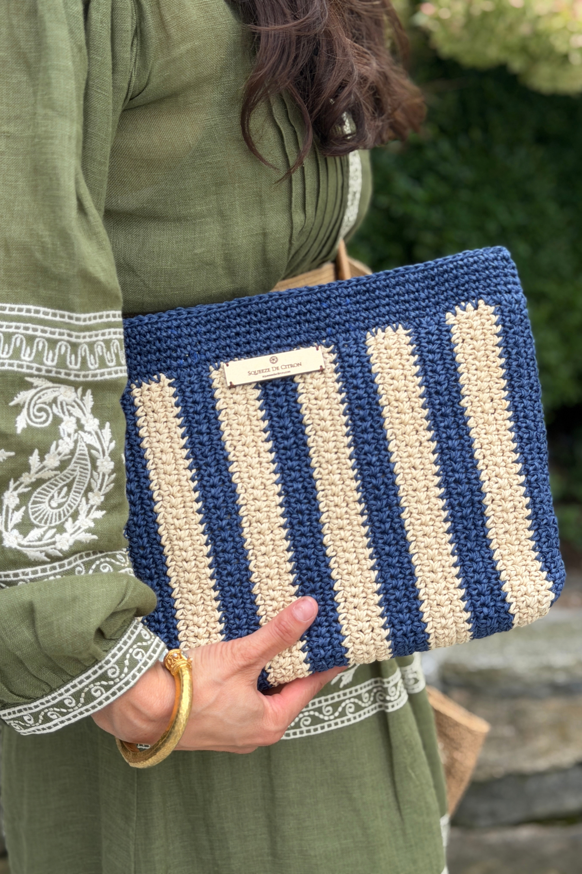 Marinero Raffia Clutch