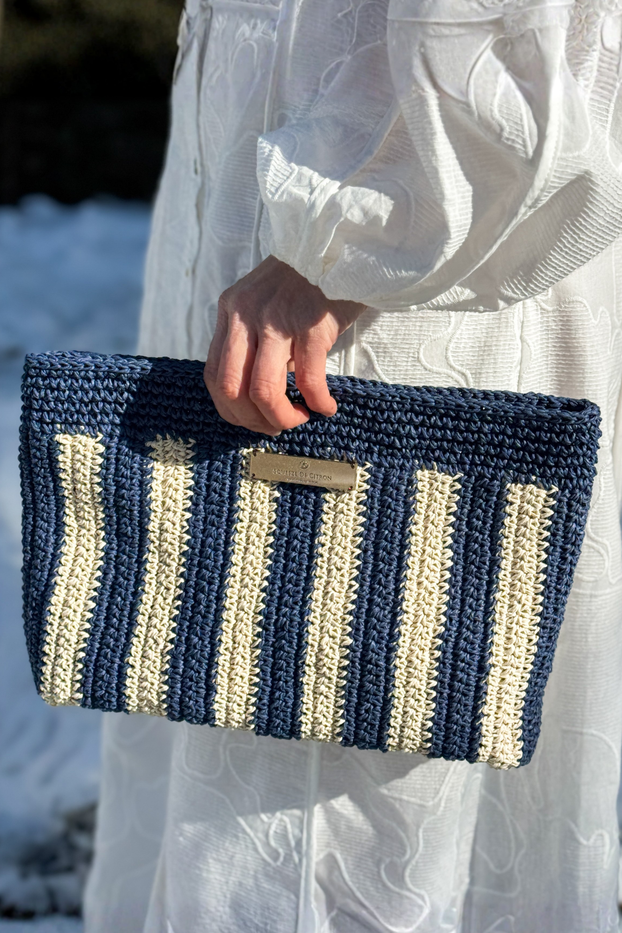 Marinero Raffia Clutch