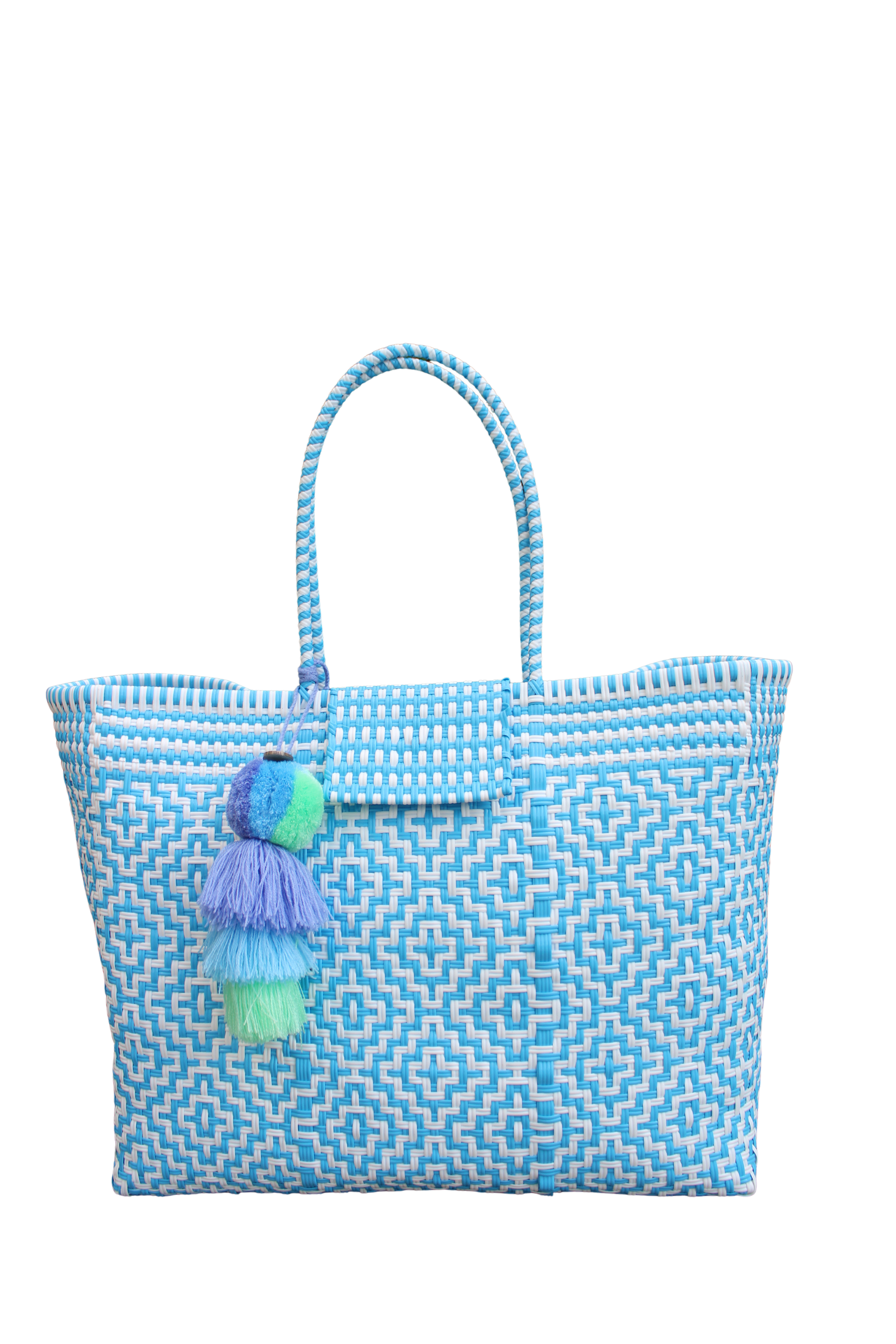 Sconset In Sky Citron Tote