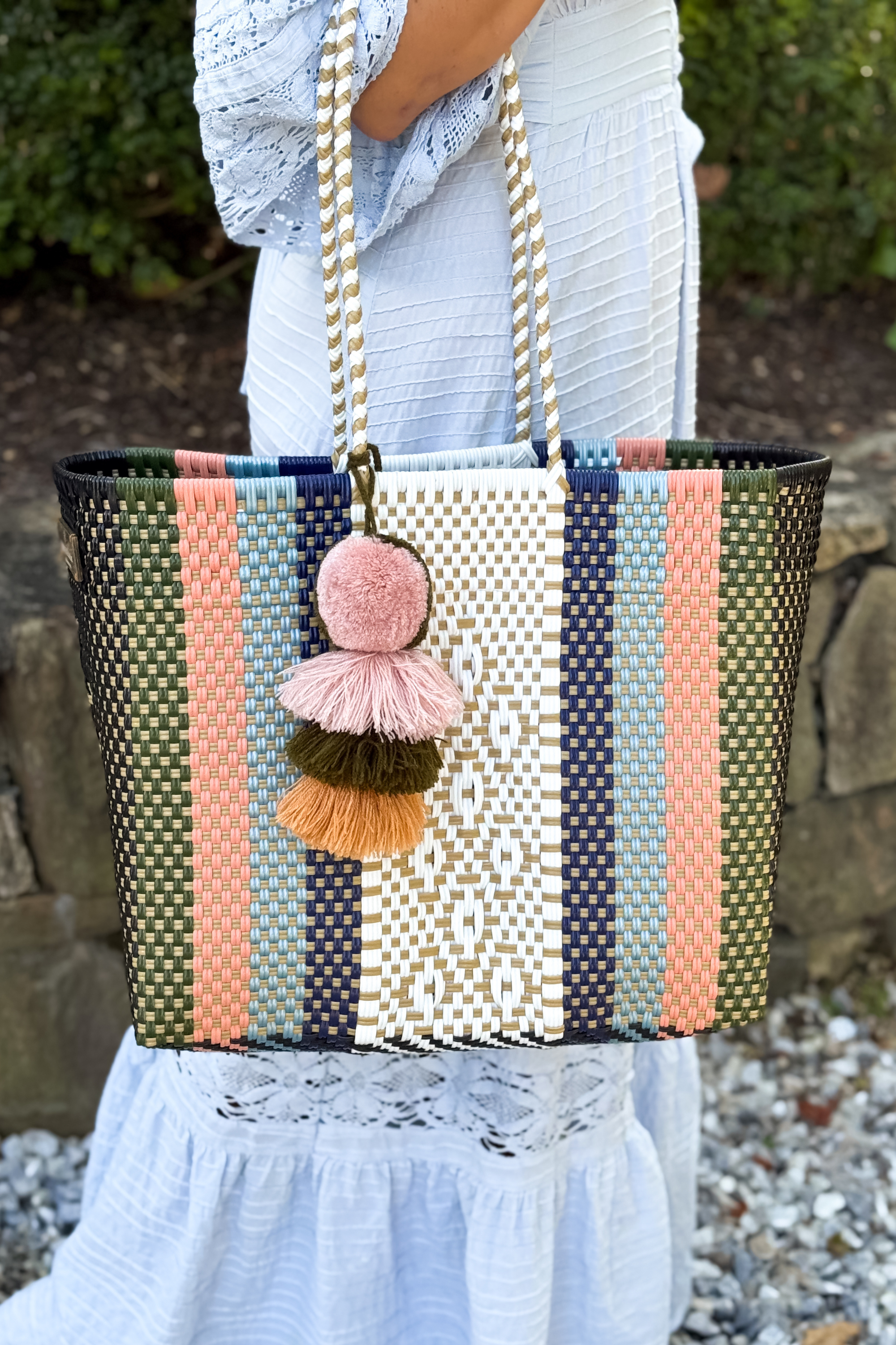 Cloud Serenity Black Citron Tote