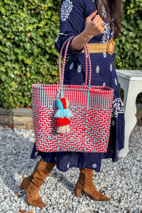 Sconset Harbor Citron Tote