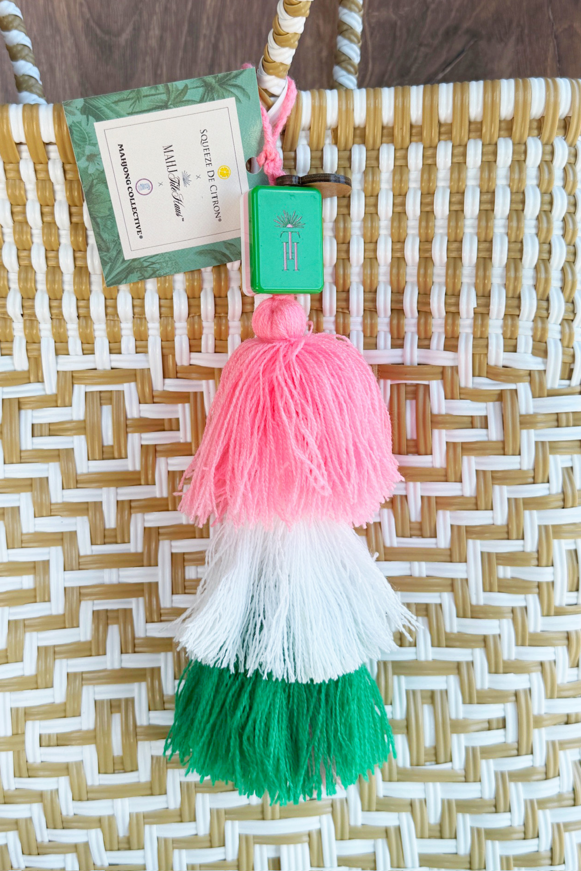 Palm Royale Mahjong Tile Pom Charm
