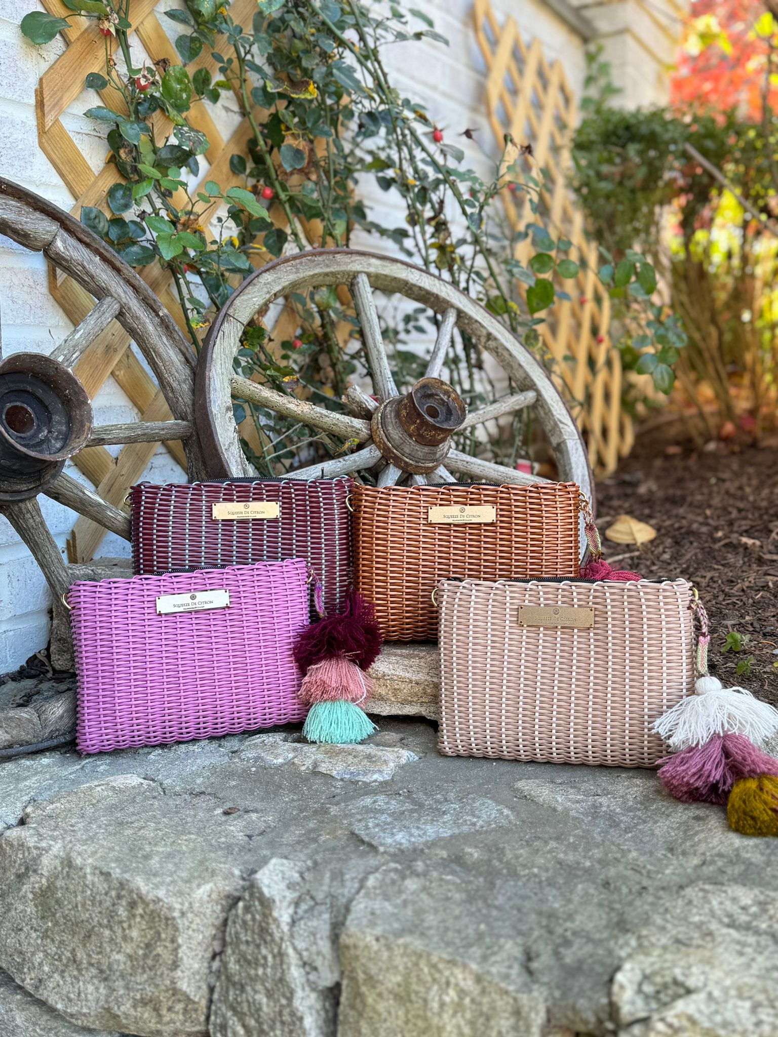 Burgundy / Blue Robin Lemon Drop Citron