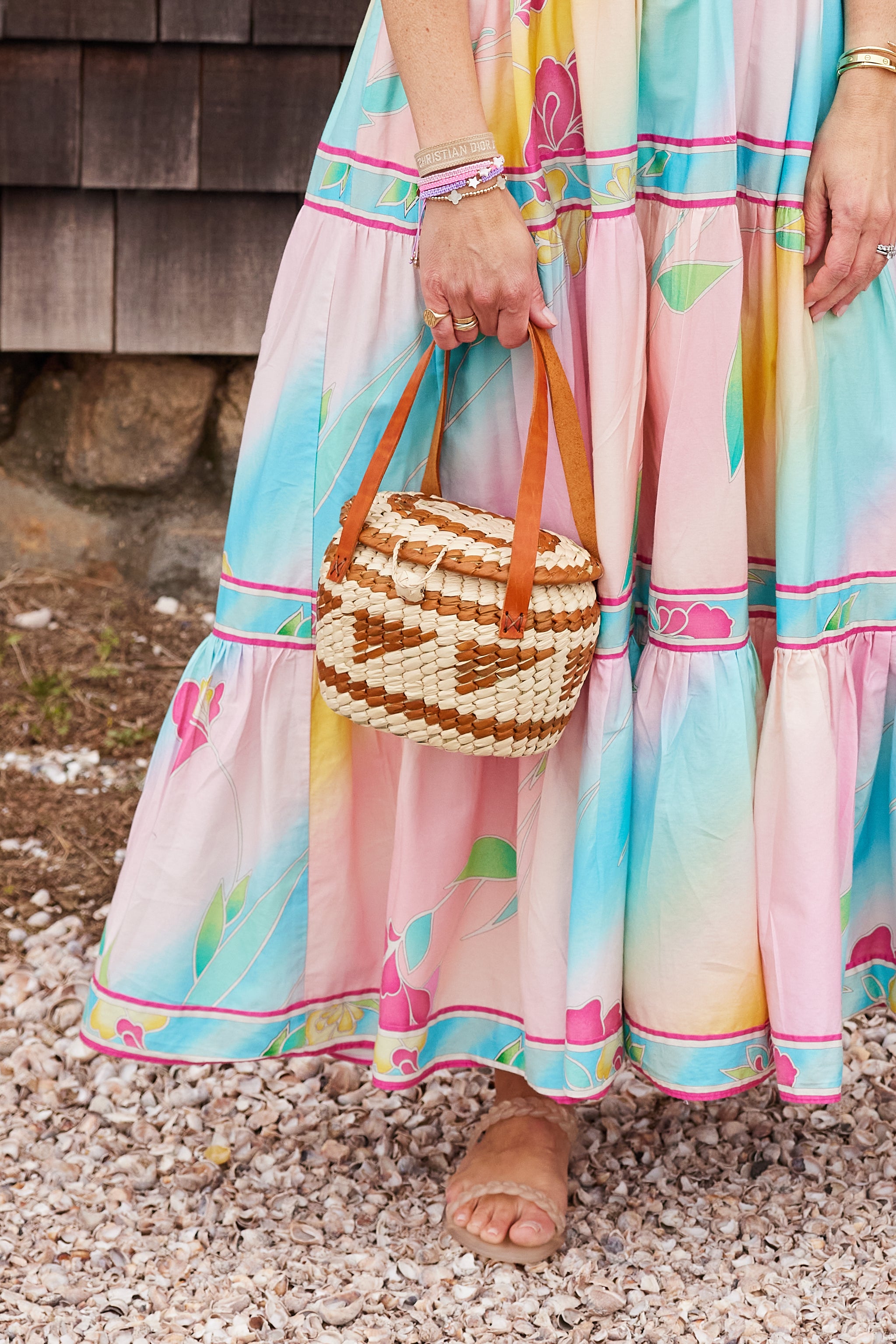 Rust Tucker Basket Palm Citron