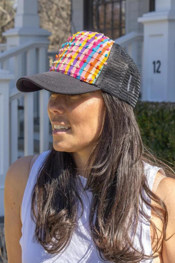 Loom Knot BB Citron Hat – Black