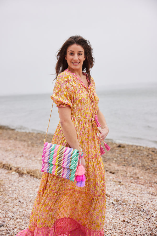 Sunshine Rain Citron Tote – Clutch