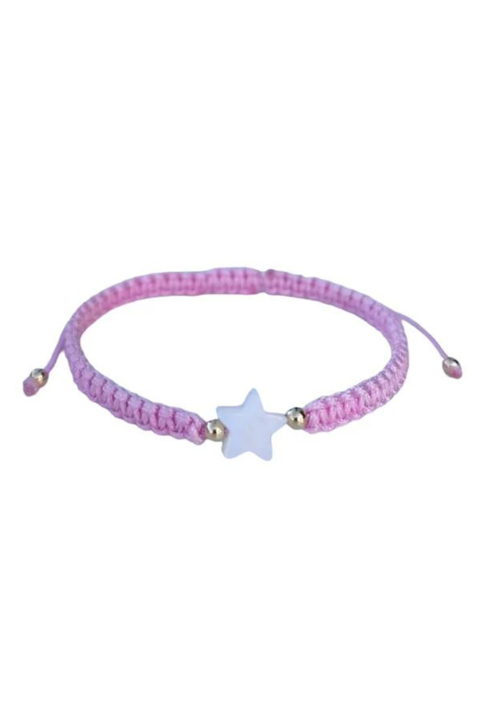 Kids - Star -  Mother of Pearl Citron Bracelets - Pink Lemonade