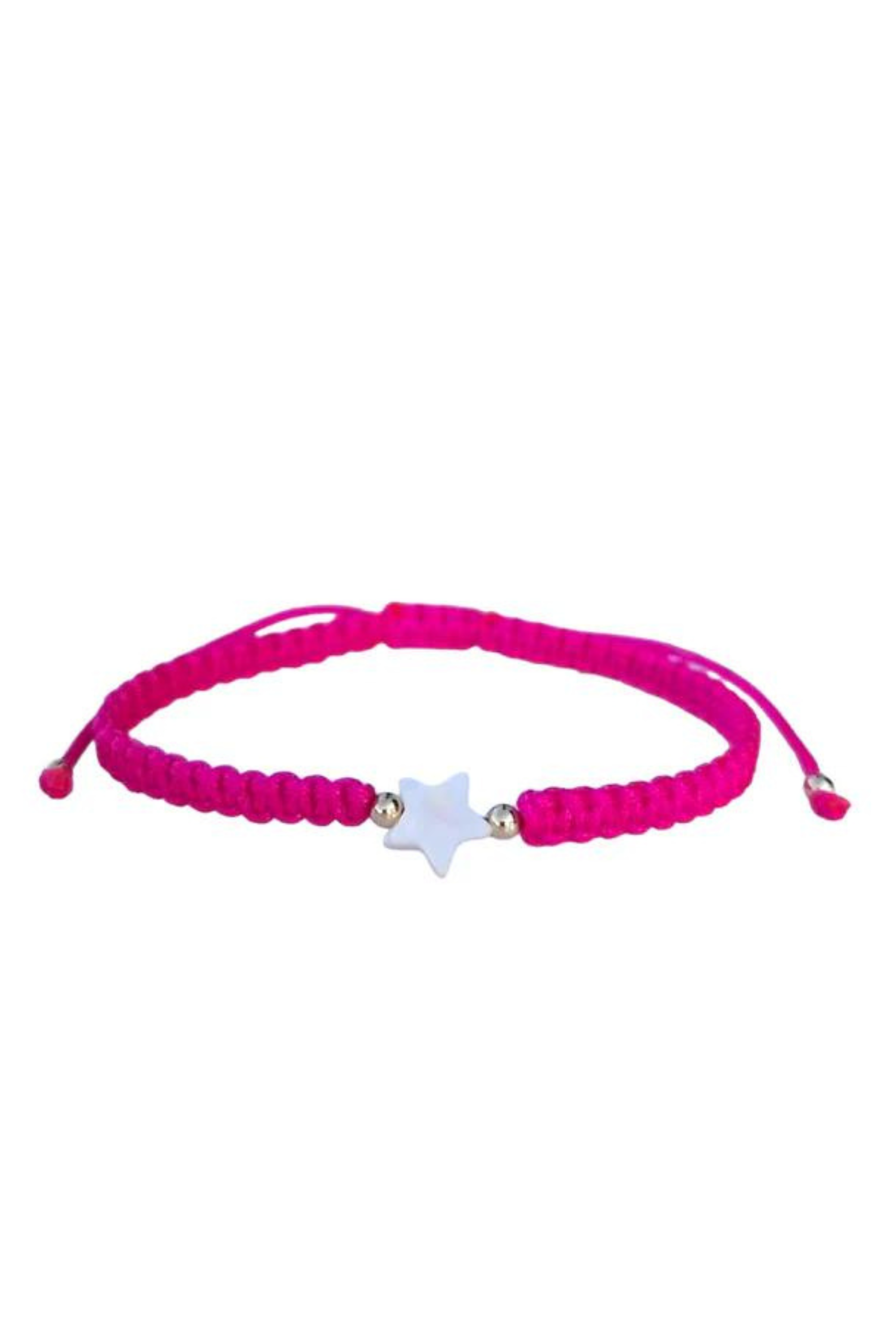 Adults - Heart - Mother of Pearl Citron Bracelets - Fuchsia