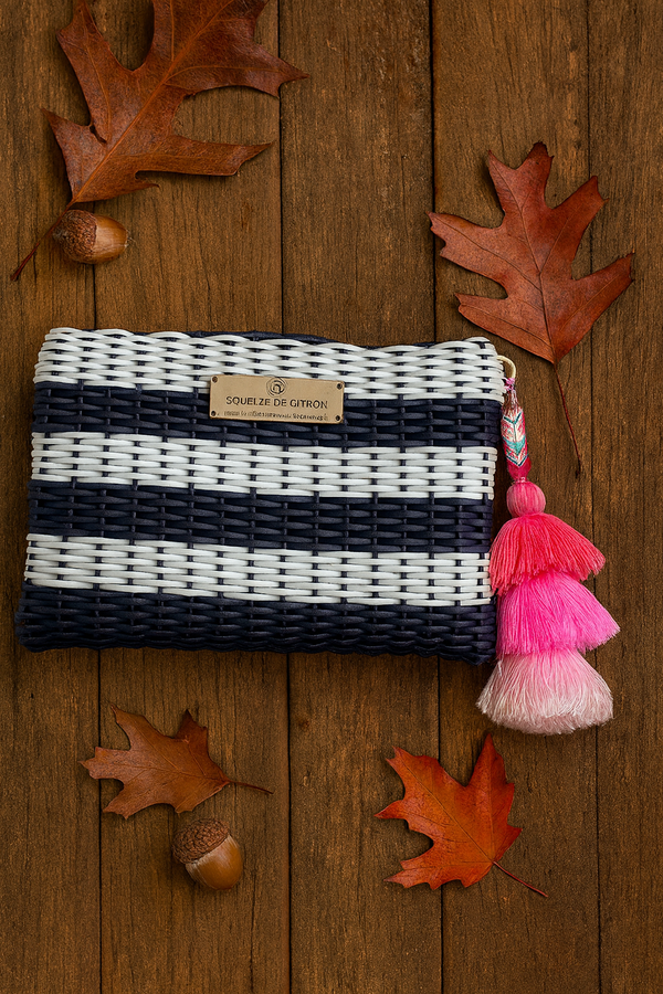 Navy Nautical Lemon Drop Citron – Small