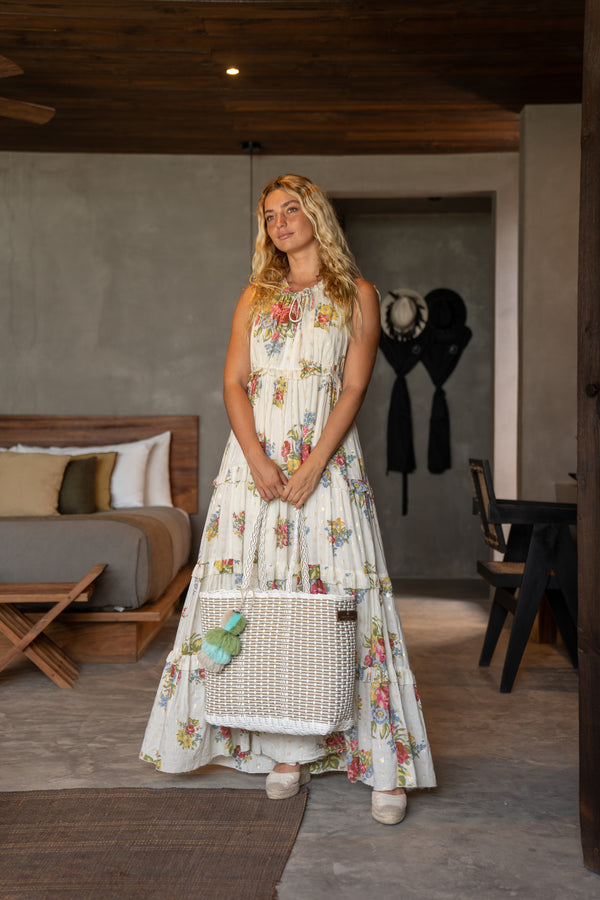 Sand Nest Citron Tote – X Large