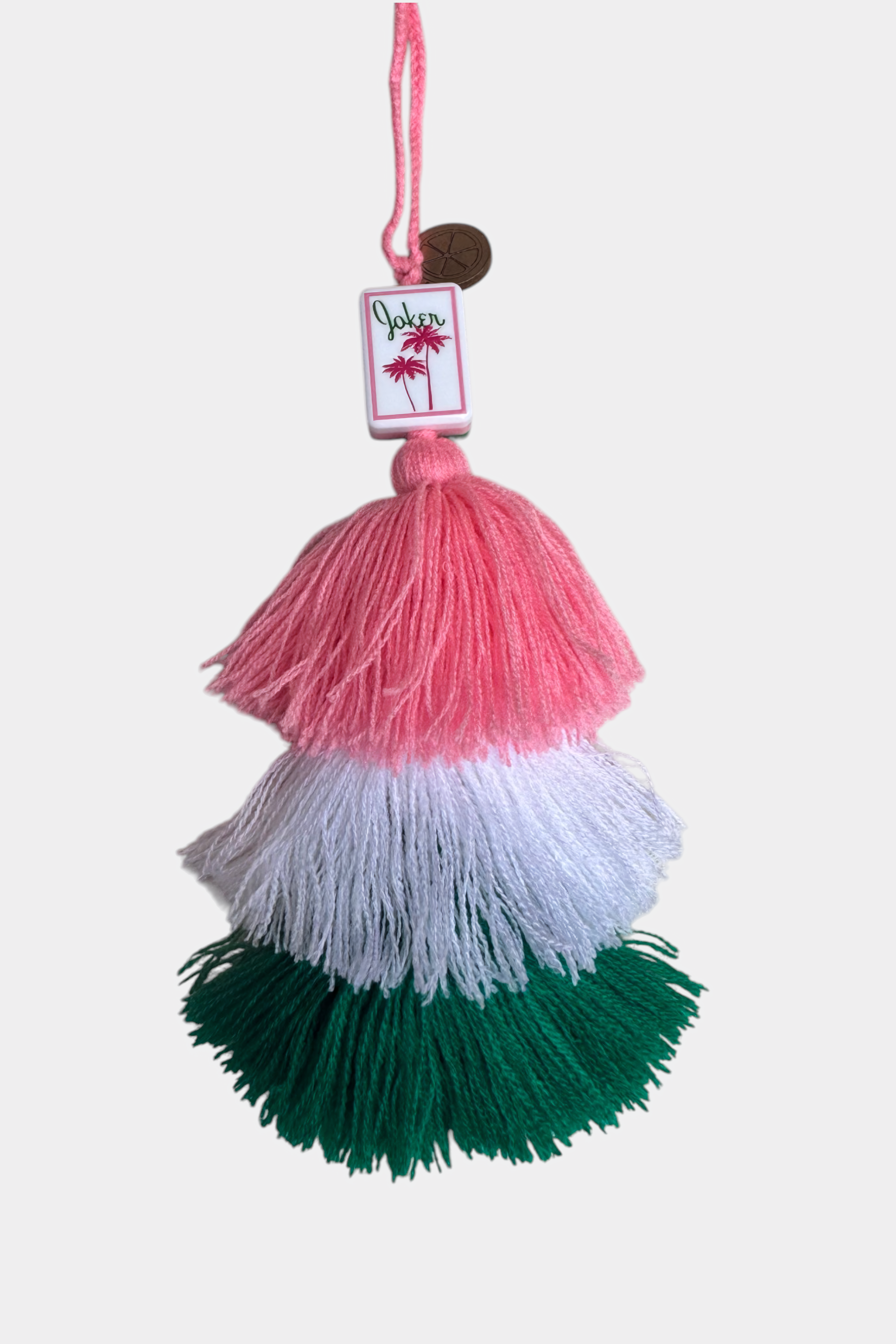 Palm Royale Mahjong Tile Pom Charm