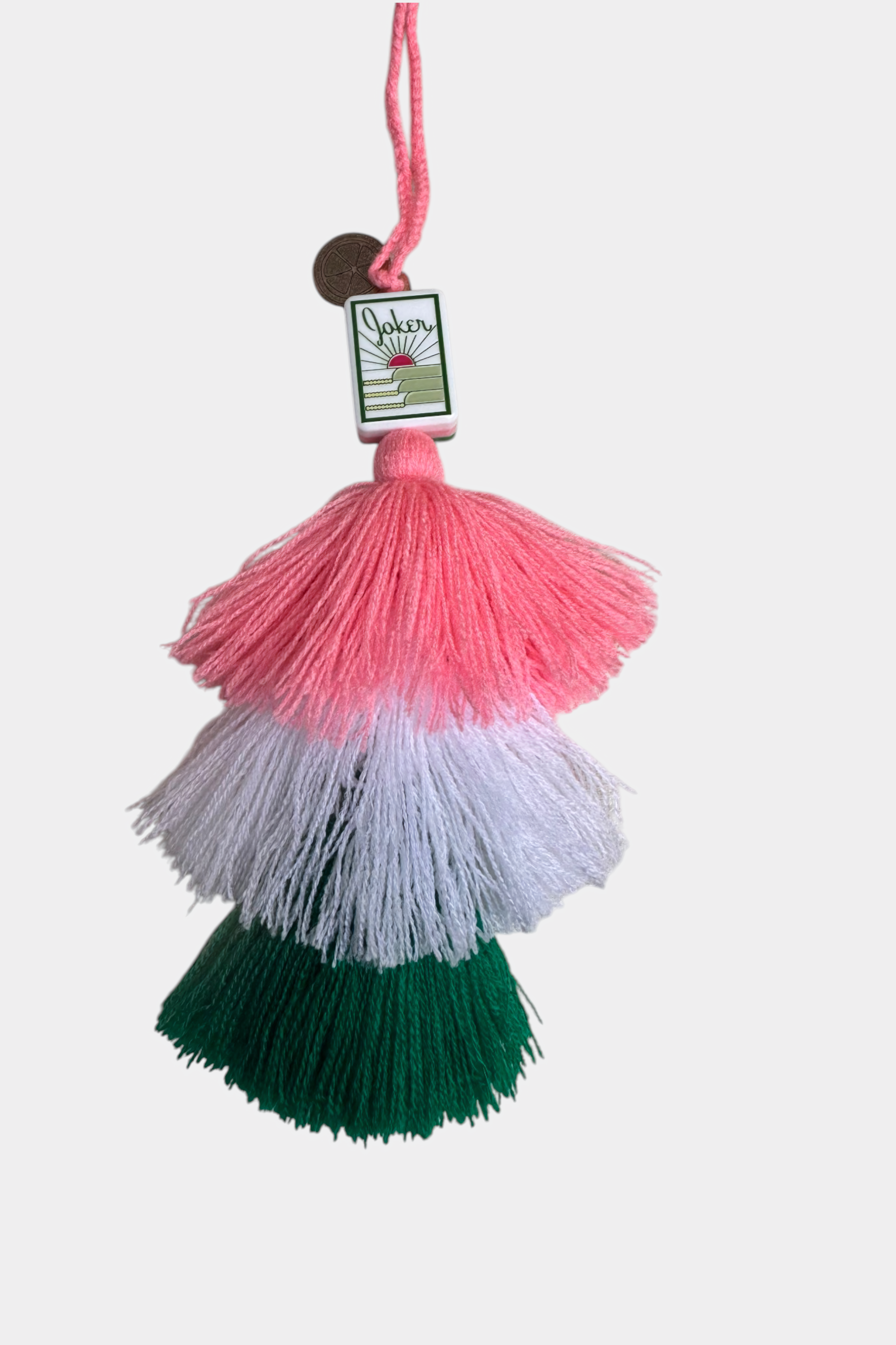 Palm Royale Mahjong Tile Pom Charm