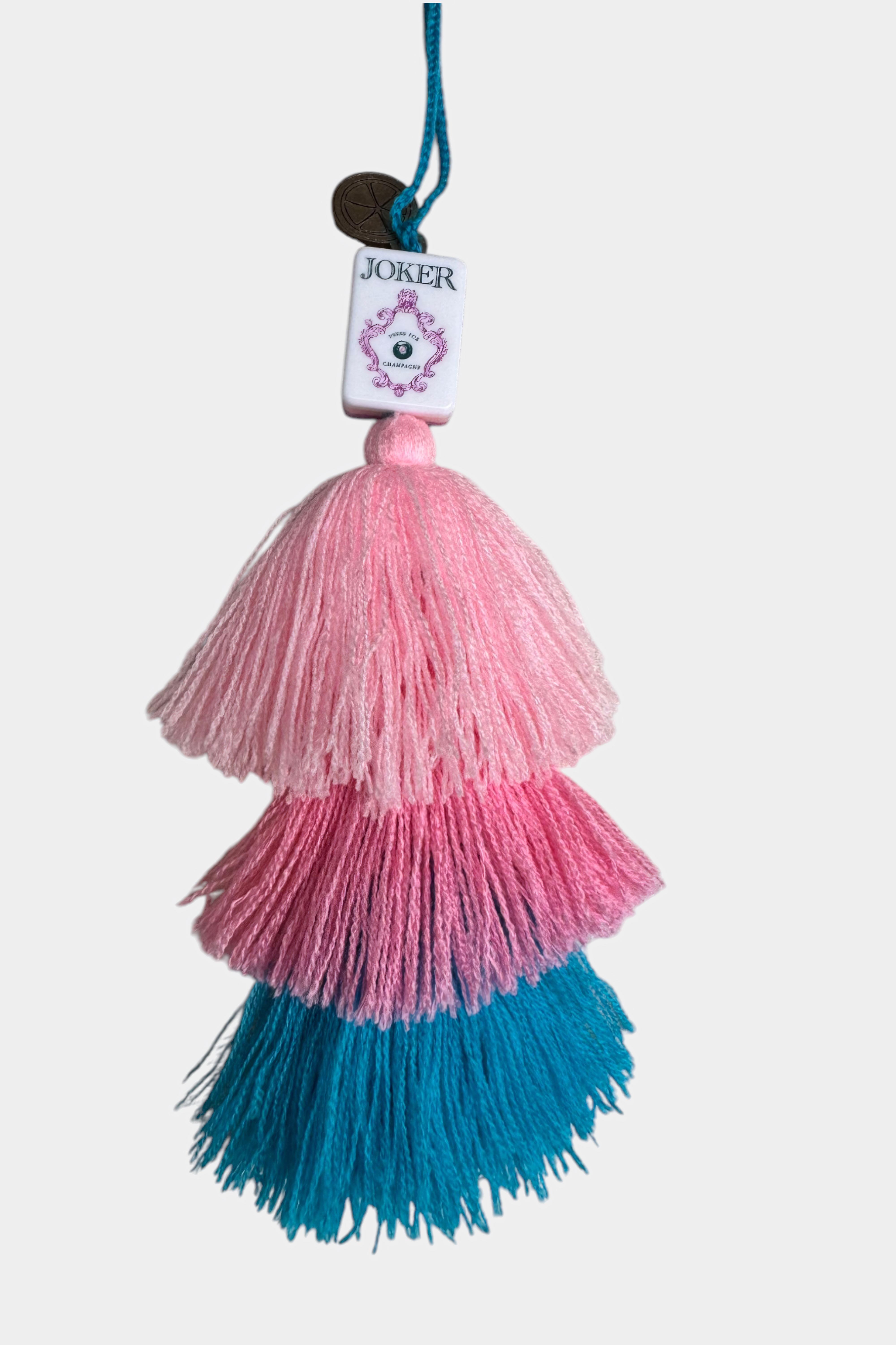 Couture Confection Mahjong Tile Pom Charm