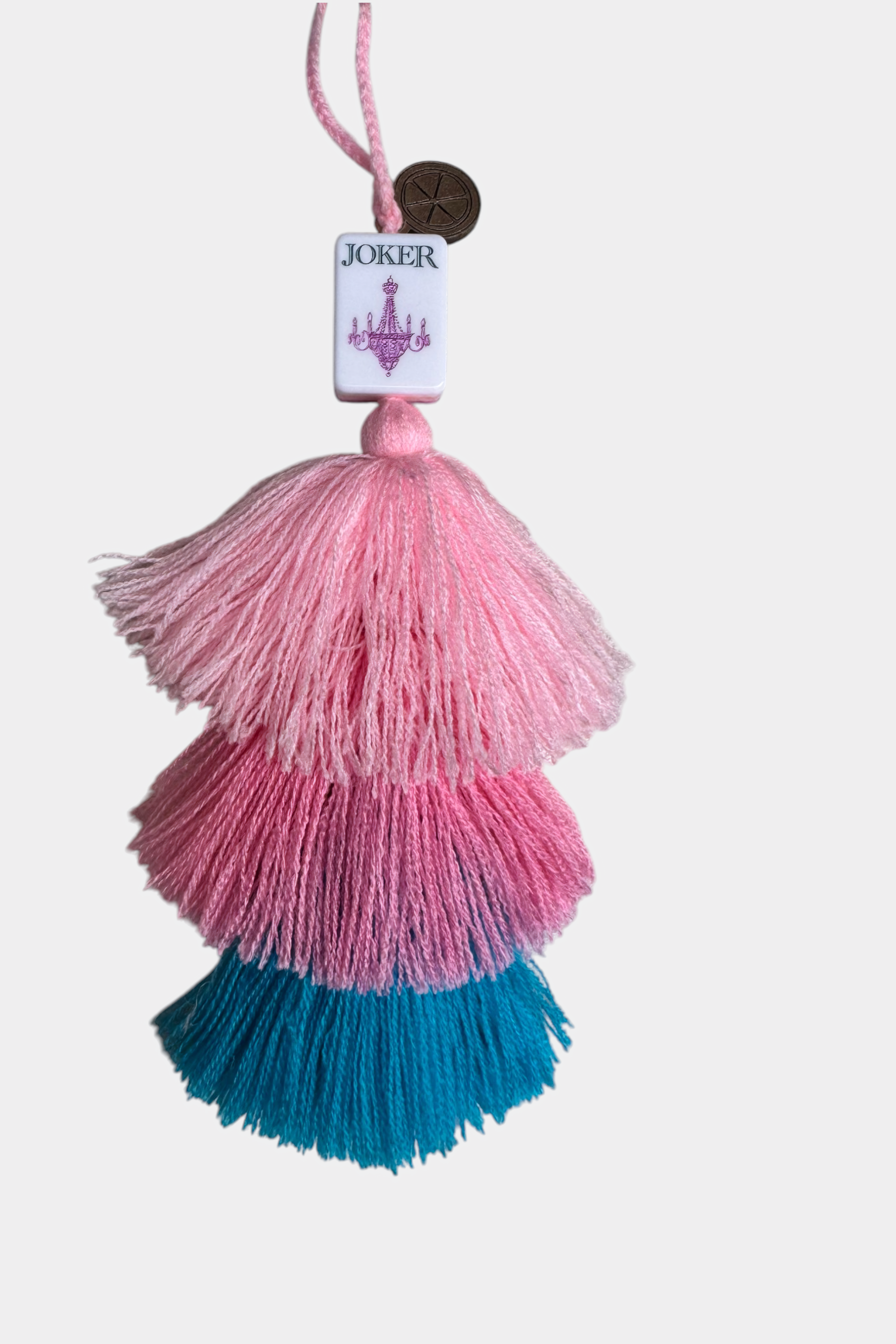 Couture Confection Mahjong Tile Pom Charm