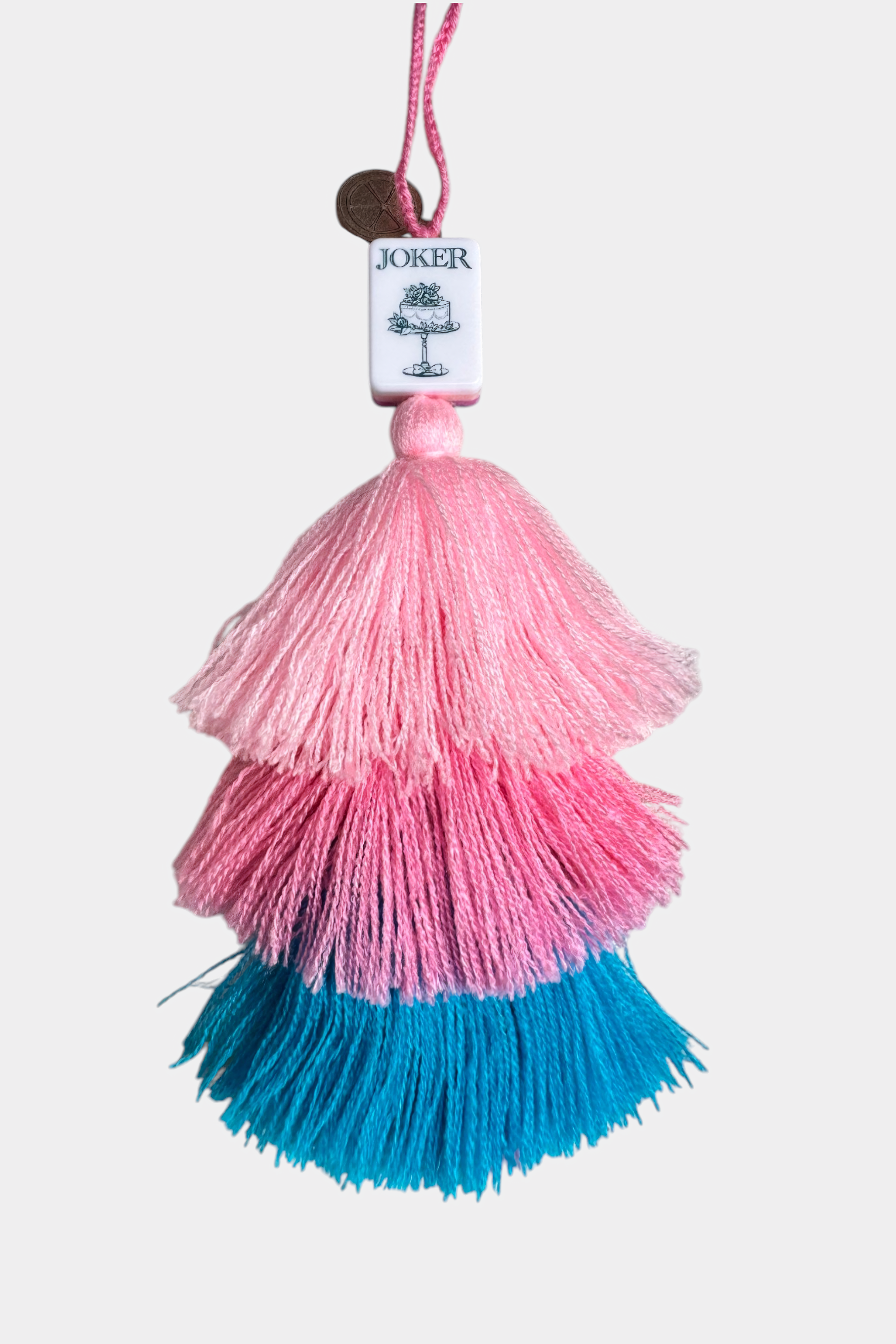 Couture Confection Mahjong Tile Pom Charm