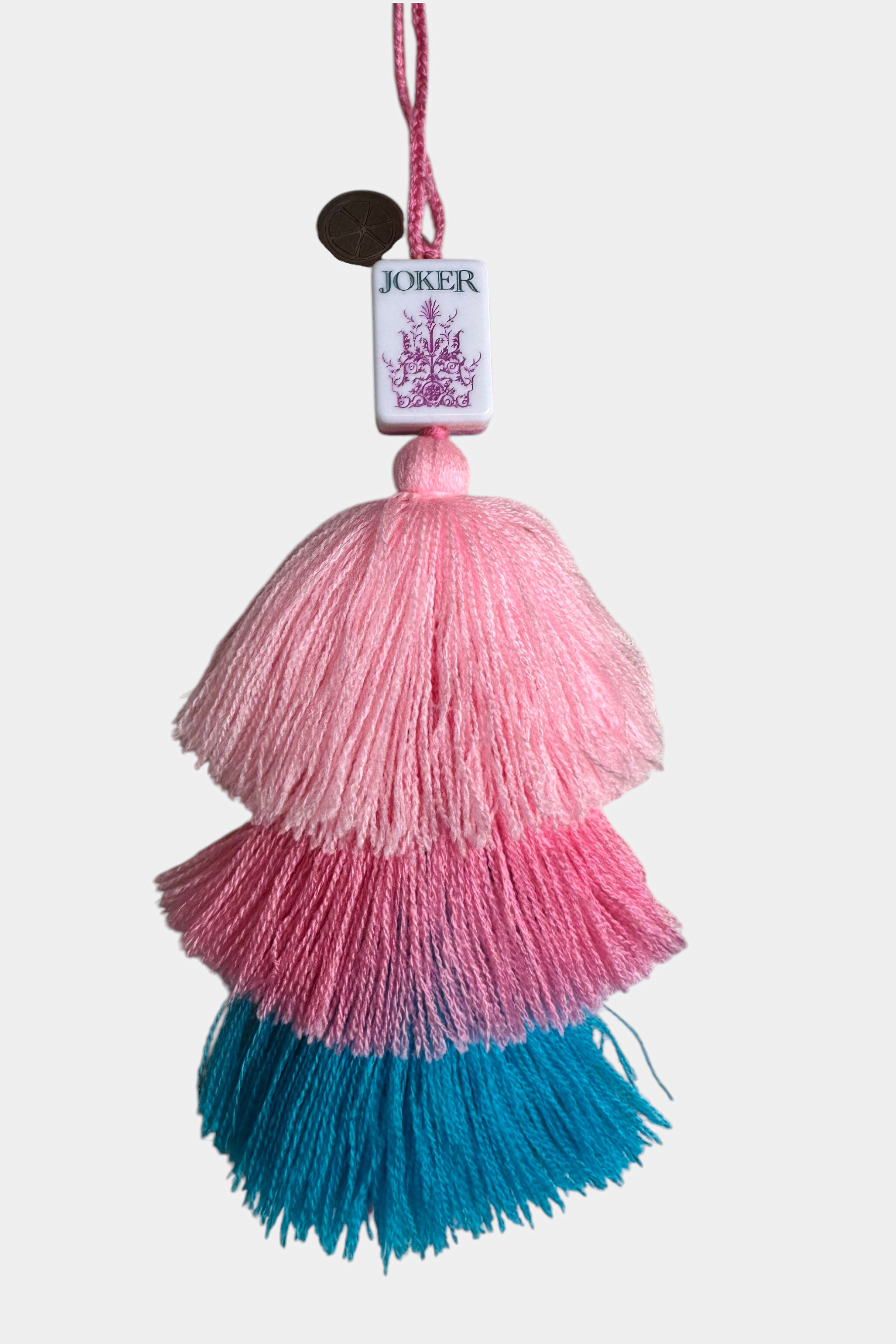 Couture Confection Mahjong Tile Pom Charm