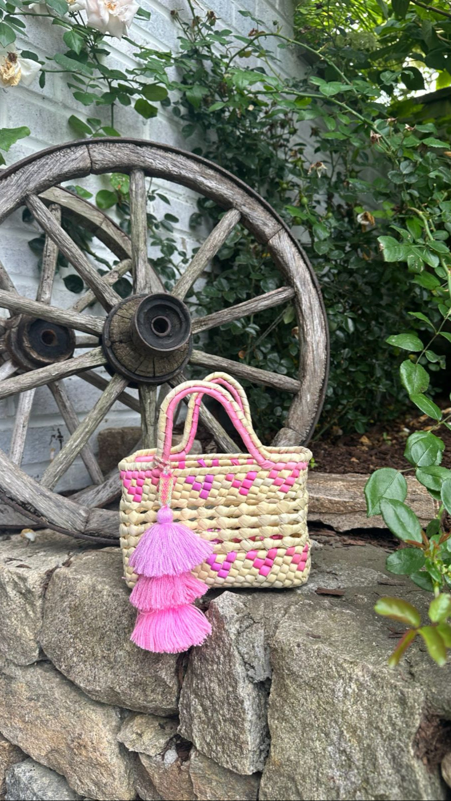 Palm Net Heart Yatzil Citron Tote